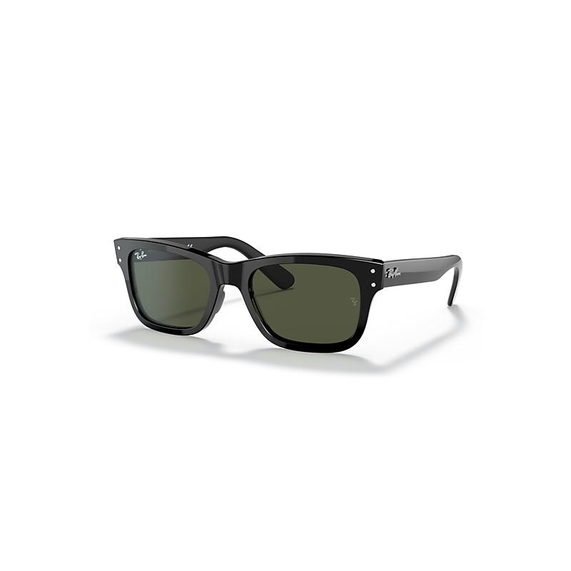 Ray-Ban Burbank Sunglasses Frame Green Lenses Product Image