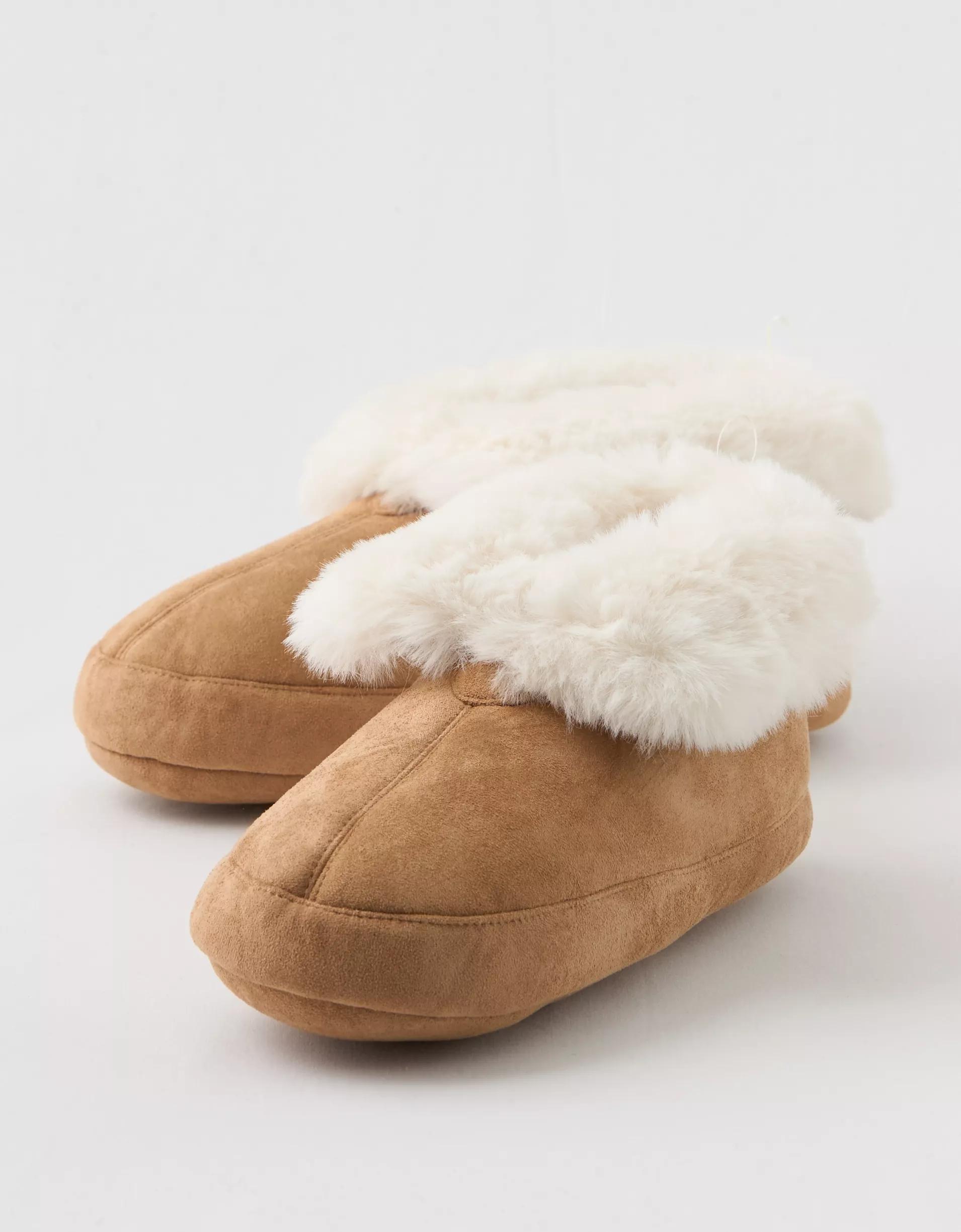 Aerie Foldover Cuff Slipper Booties Product Image