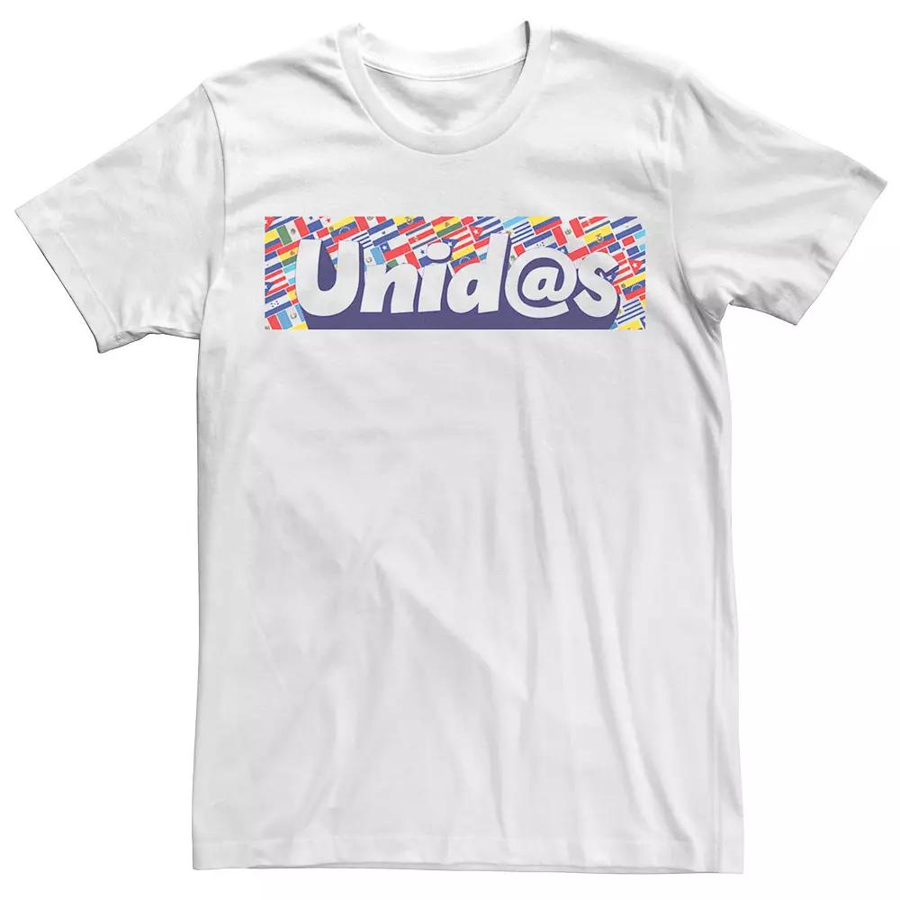 Men's Gonzales Unidas Colorful Bordered Text Tee,  Product Image