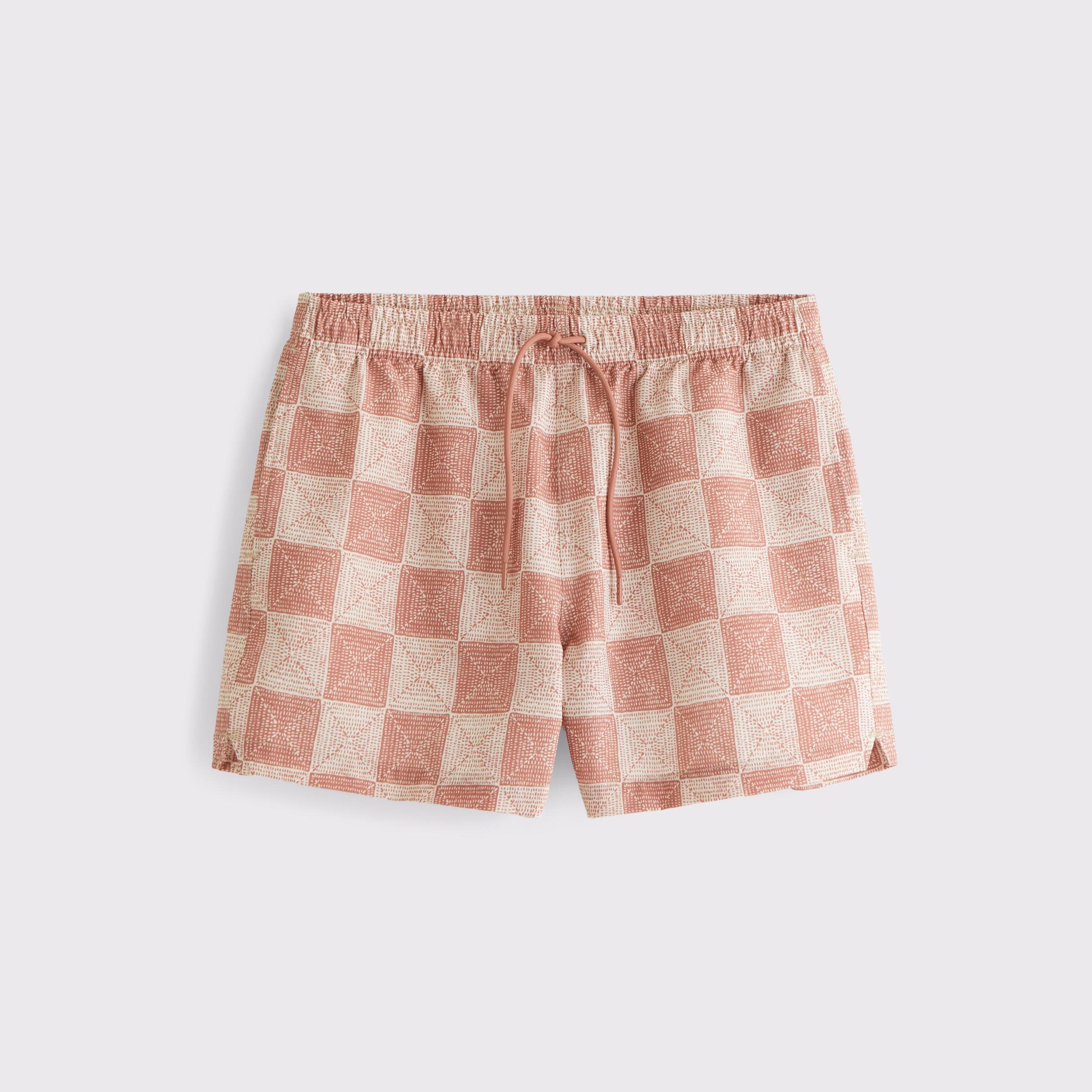 Pull-On Micro-Seersucker Swim Trunk Product Image