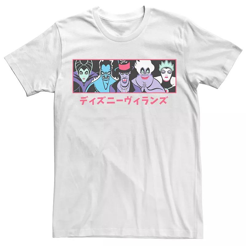 Men's Disney Villains Group Shot Kanji Panel Tank Top,  Product Image