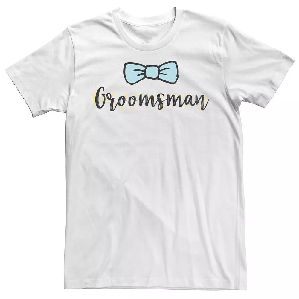 Men's Groomsman Bow Tie Tee,  Product Image