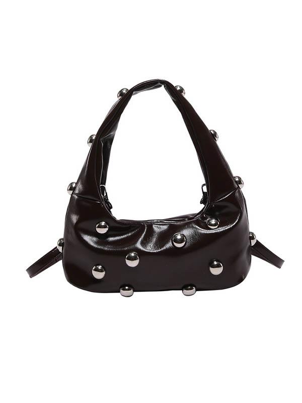 Geometric Rivet Handbags Shoulder Bags Product Image