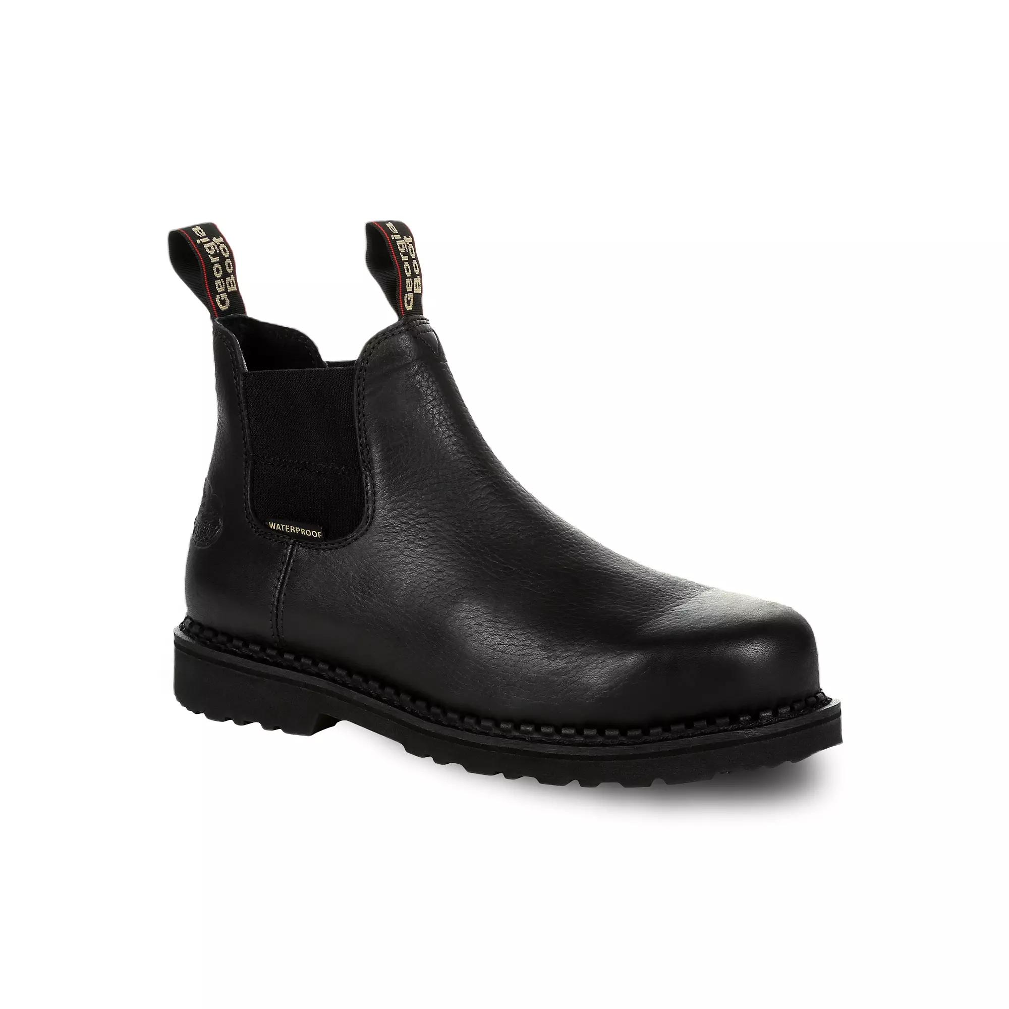 Georgia Boots Georgia Giant Revamp Men's Waterproof Chelsea Work Boots,  Product Image
