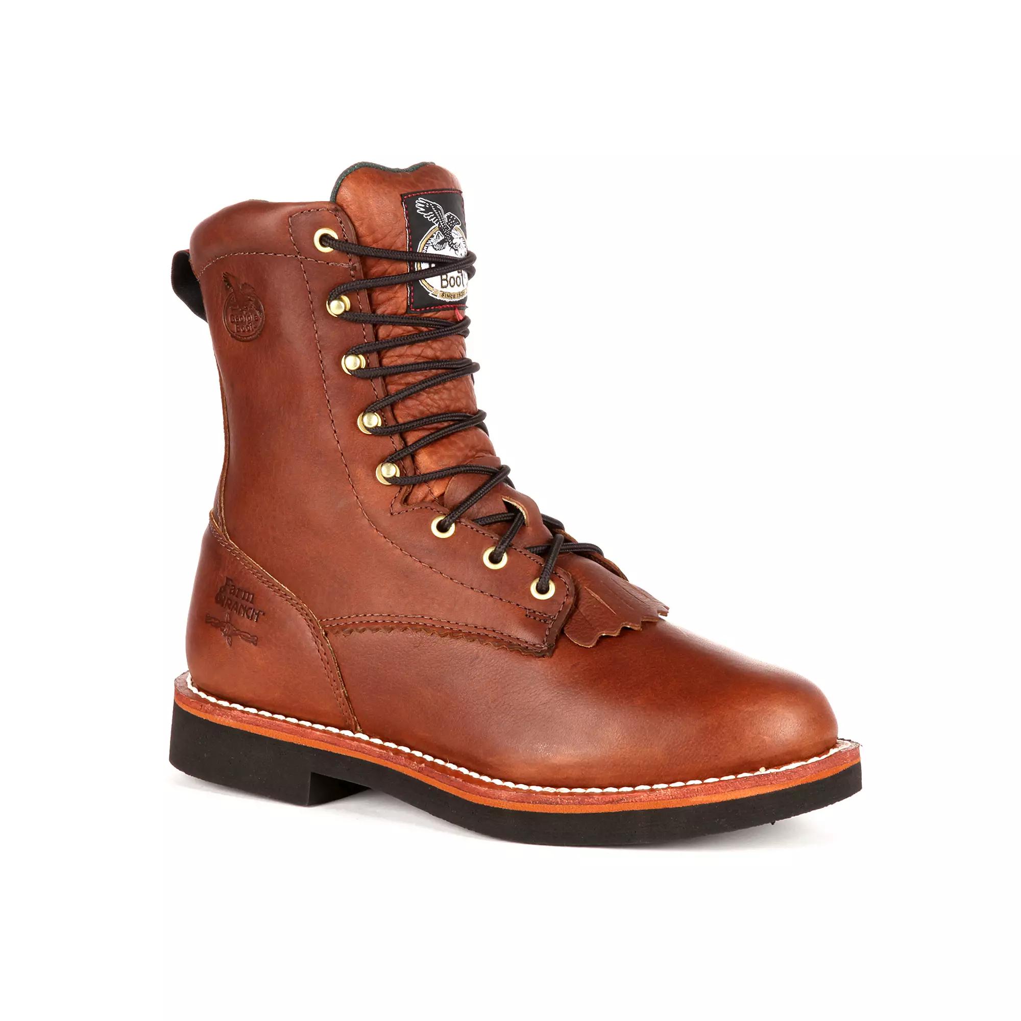 Georgia Boots Farm & Ranch Lacer Men's 8-in. Work Boots,  Product Image