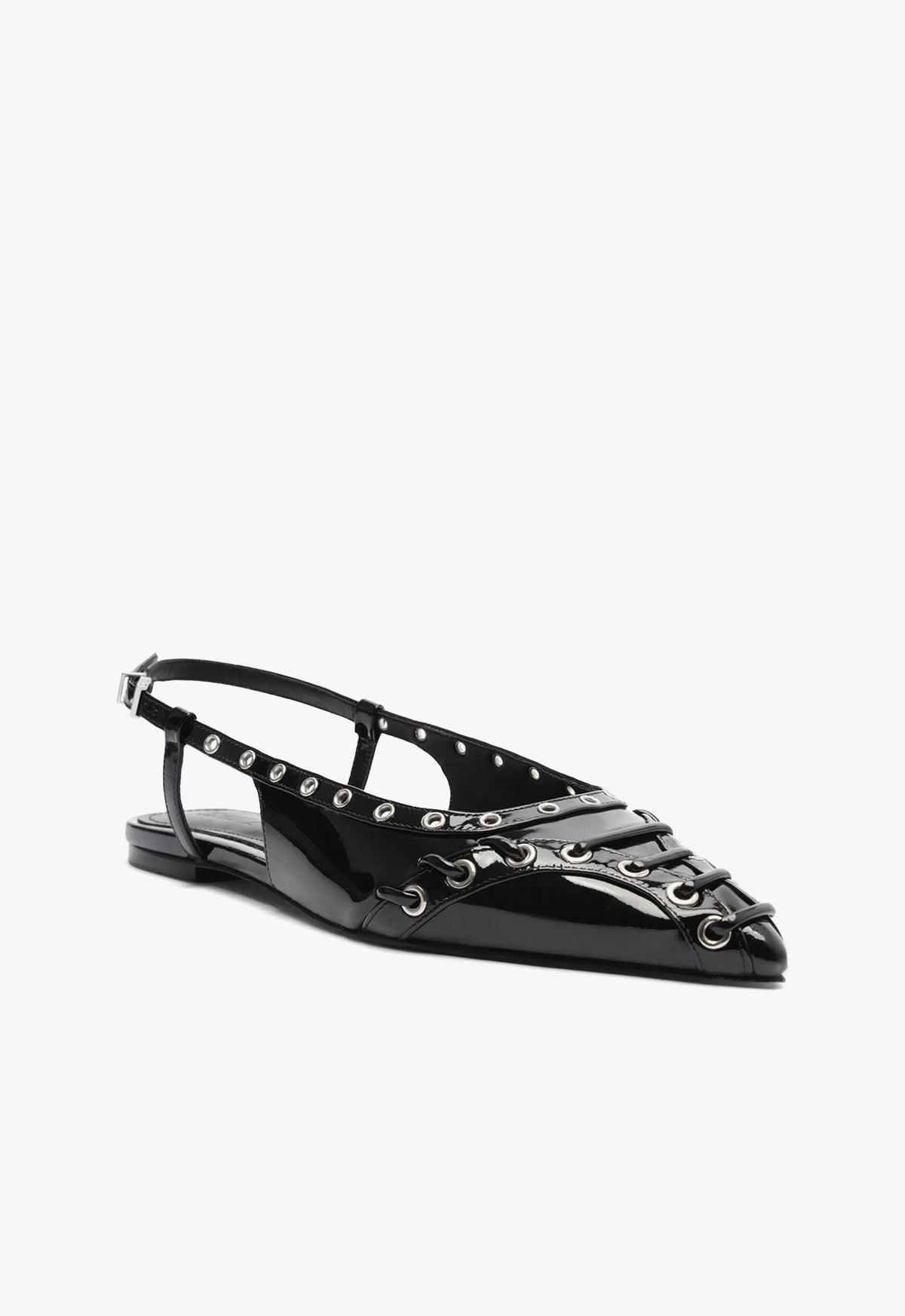 Ruth Patent Leather Flat Product Image