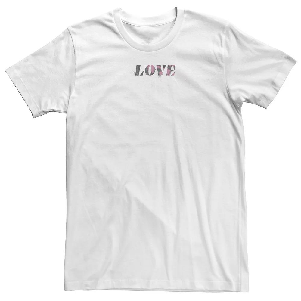 Big & Tall Trendy "Love" Tee, Men's,  Product Image