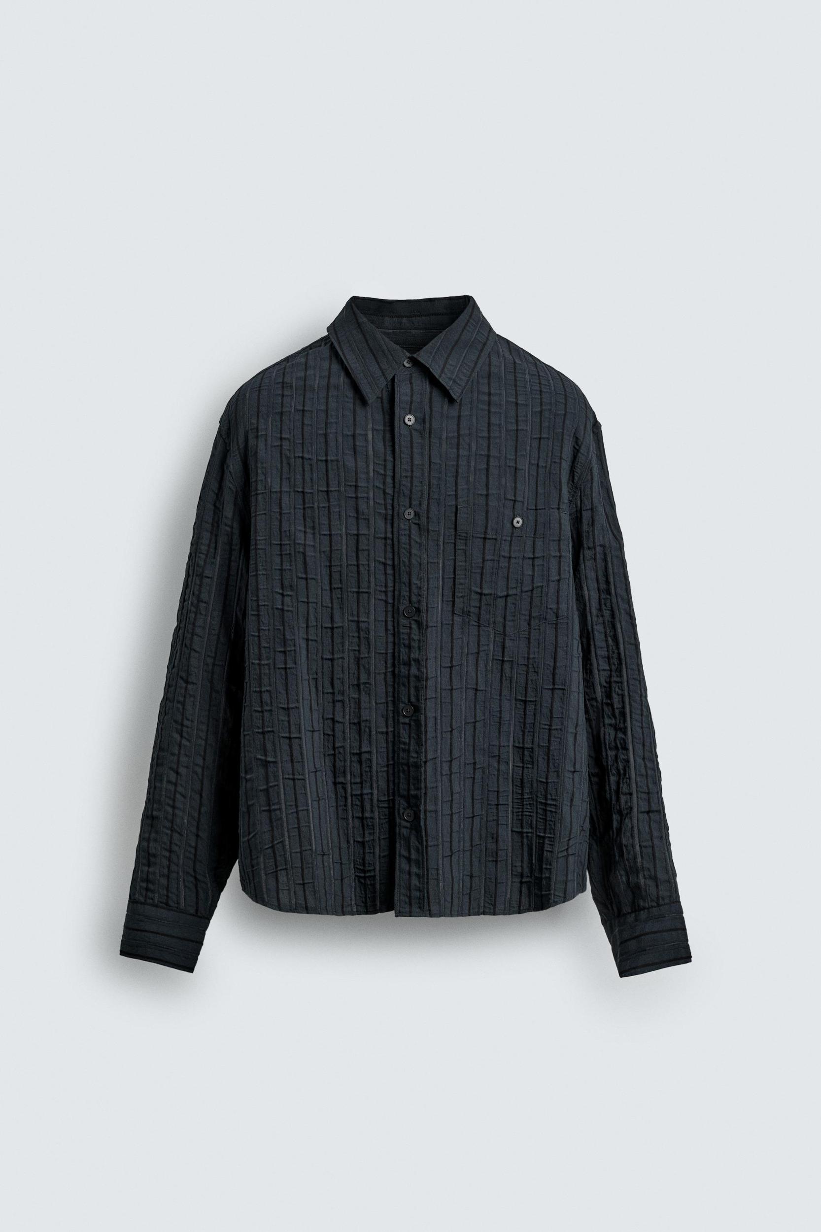 STRIPED JACQUARD SHIRT Product Image