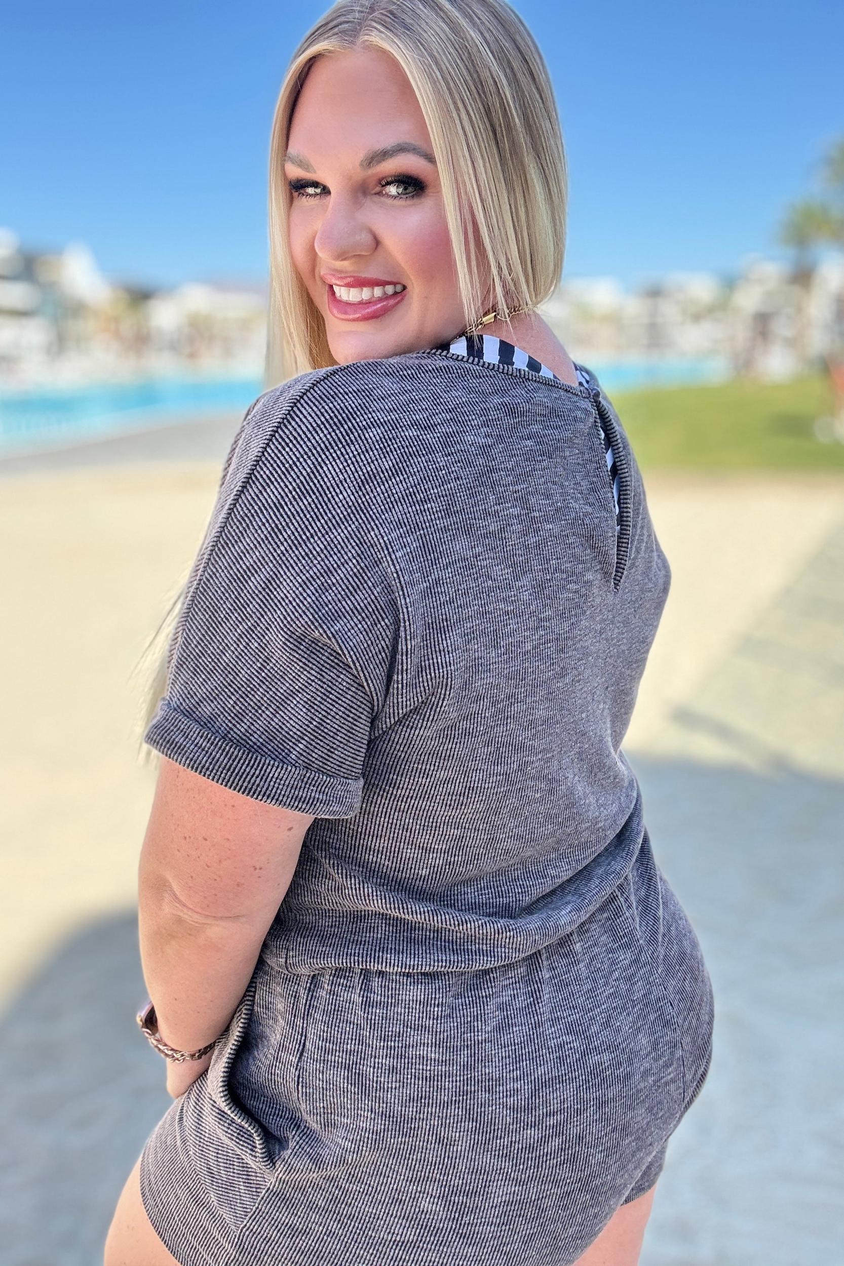 Callie High Rise Adjustable Button Cutoff Shorts (Online Exclusive) Product Image