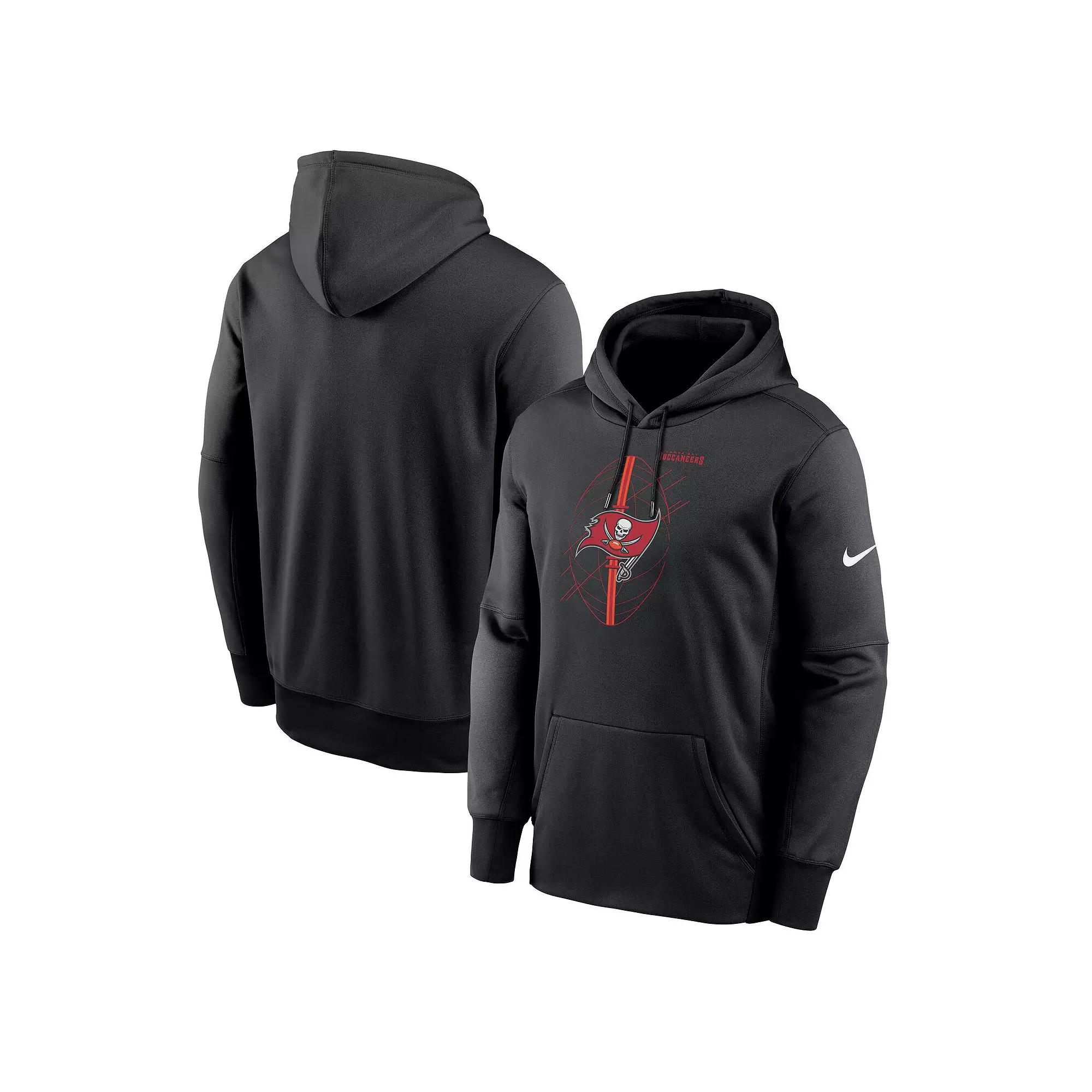 Men's Nike Black Tampa Bay Buccaneers Performance Fleece Pullover Hoodie,  Product Image