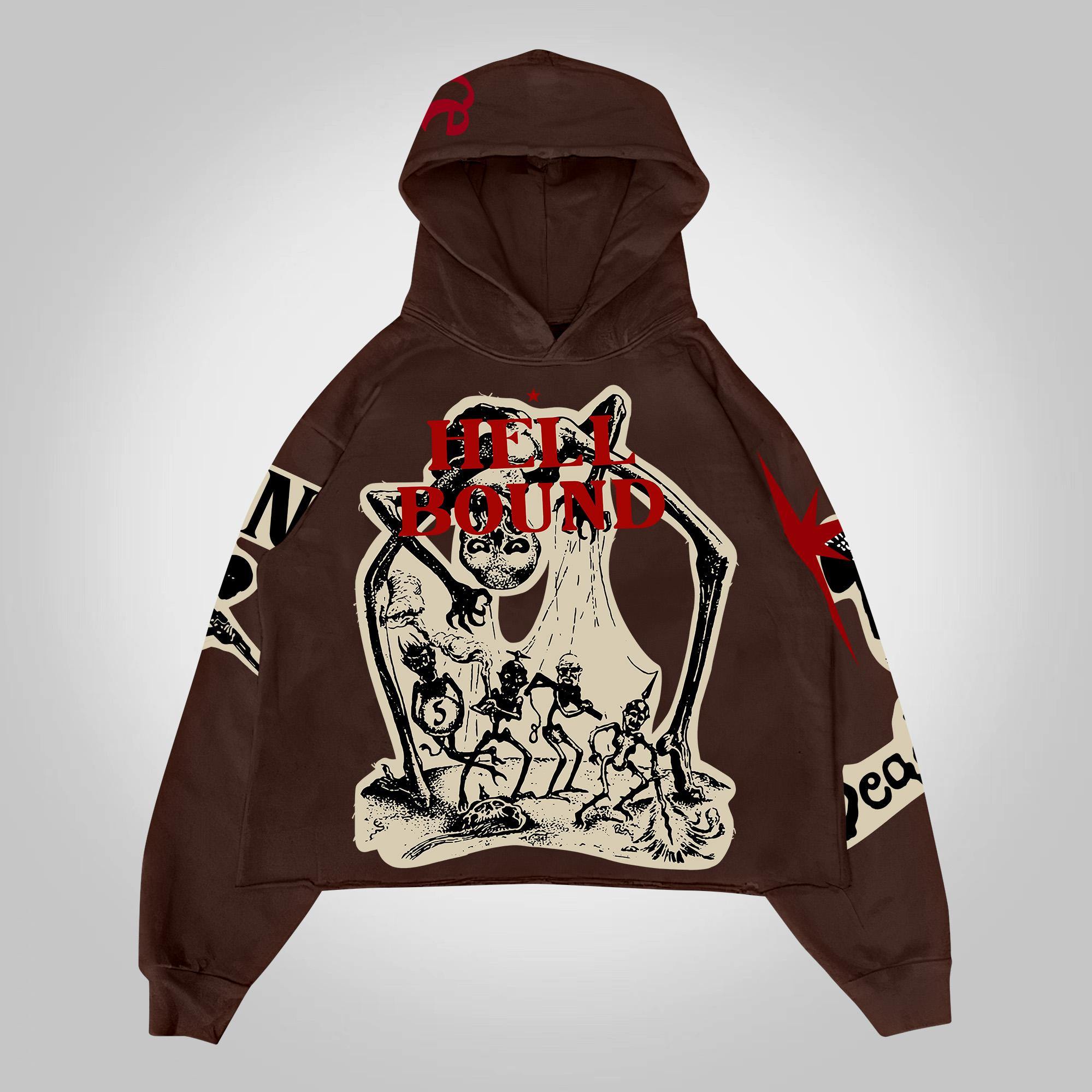 Sopula Mummy Vintage Punk Graphic Hoodie Product Image