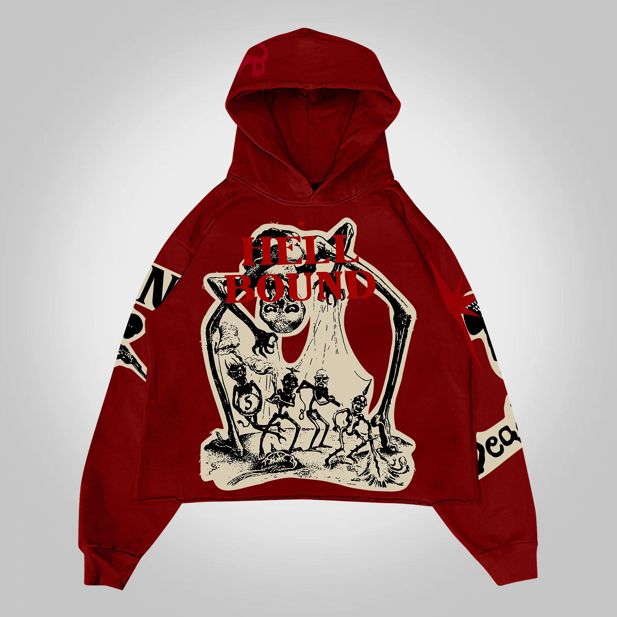 Sopula Mummy Vintage Punk Graphic Hoodie Product Image