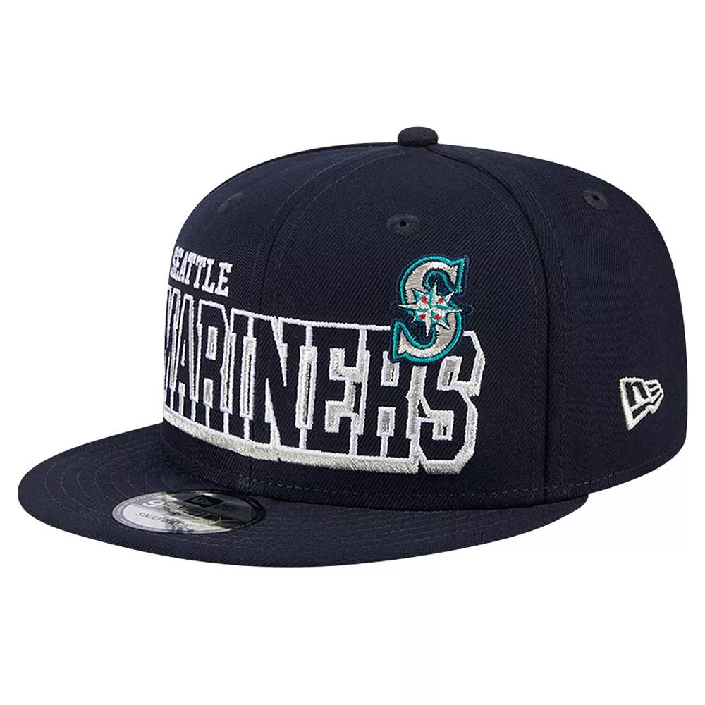 Men's New Era Navy Seattle Mariners Game Day Bold 9FIFTY Snapback Hat, Blue Product Image