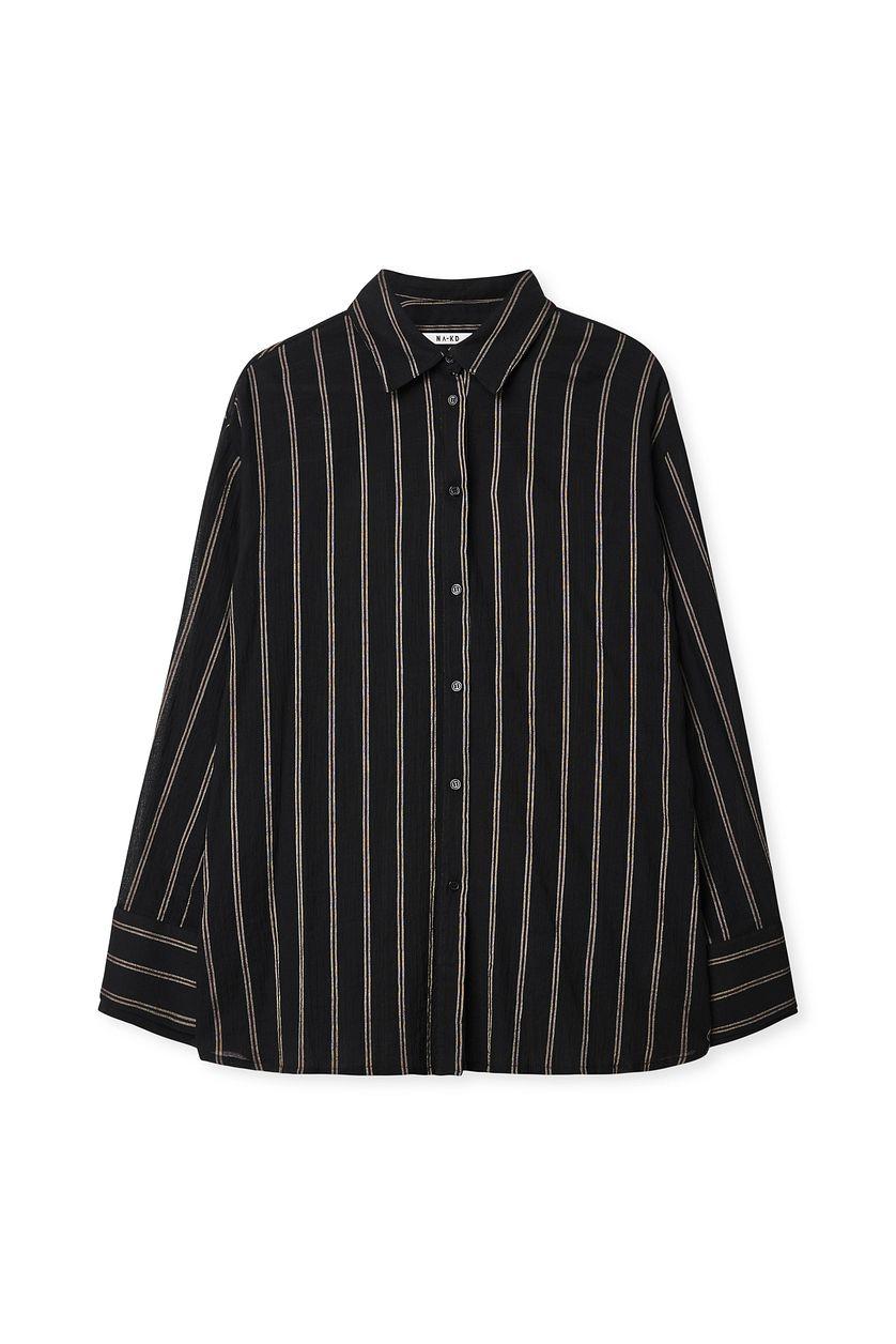 Cuff Detail Oversized Shirt Product Image