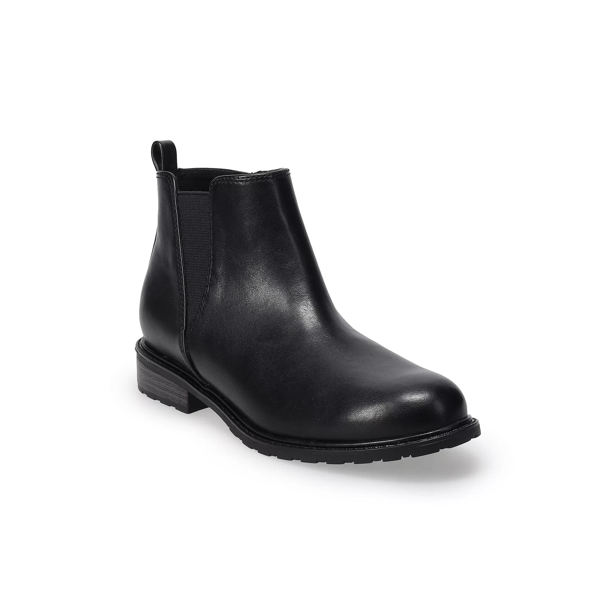 Sonoma Goods For Life® Lottie Women's Chelsea Boots, Size: 5 Wide, Black Product Image