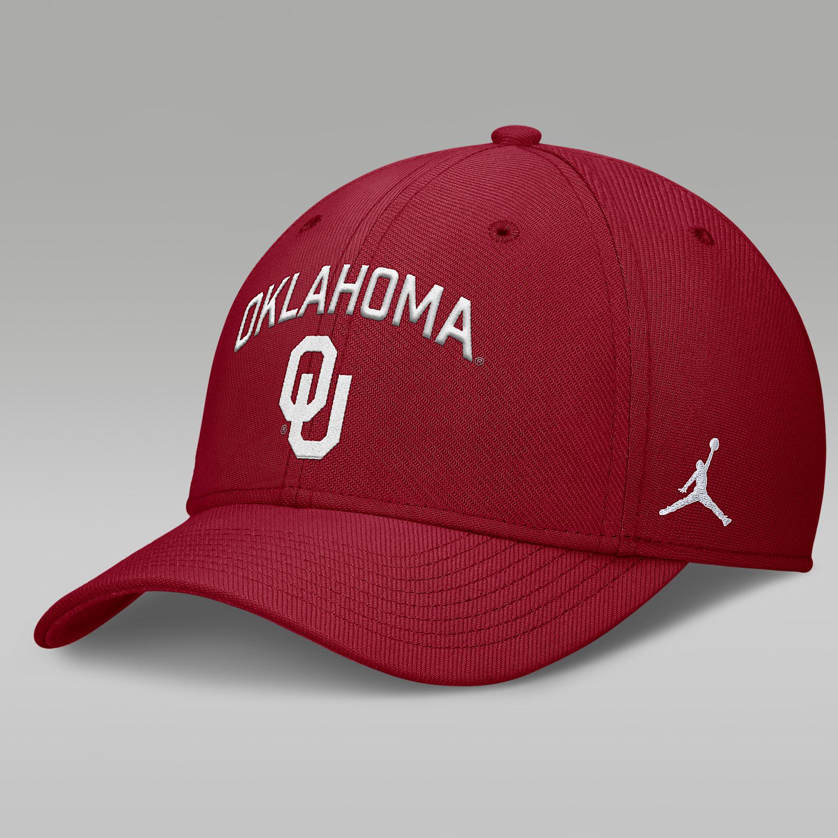 Oklahoma On-Field Rise Swoosh Men's Jordan Brand Dri-FIT College Hat Product Image