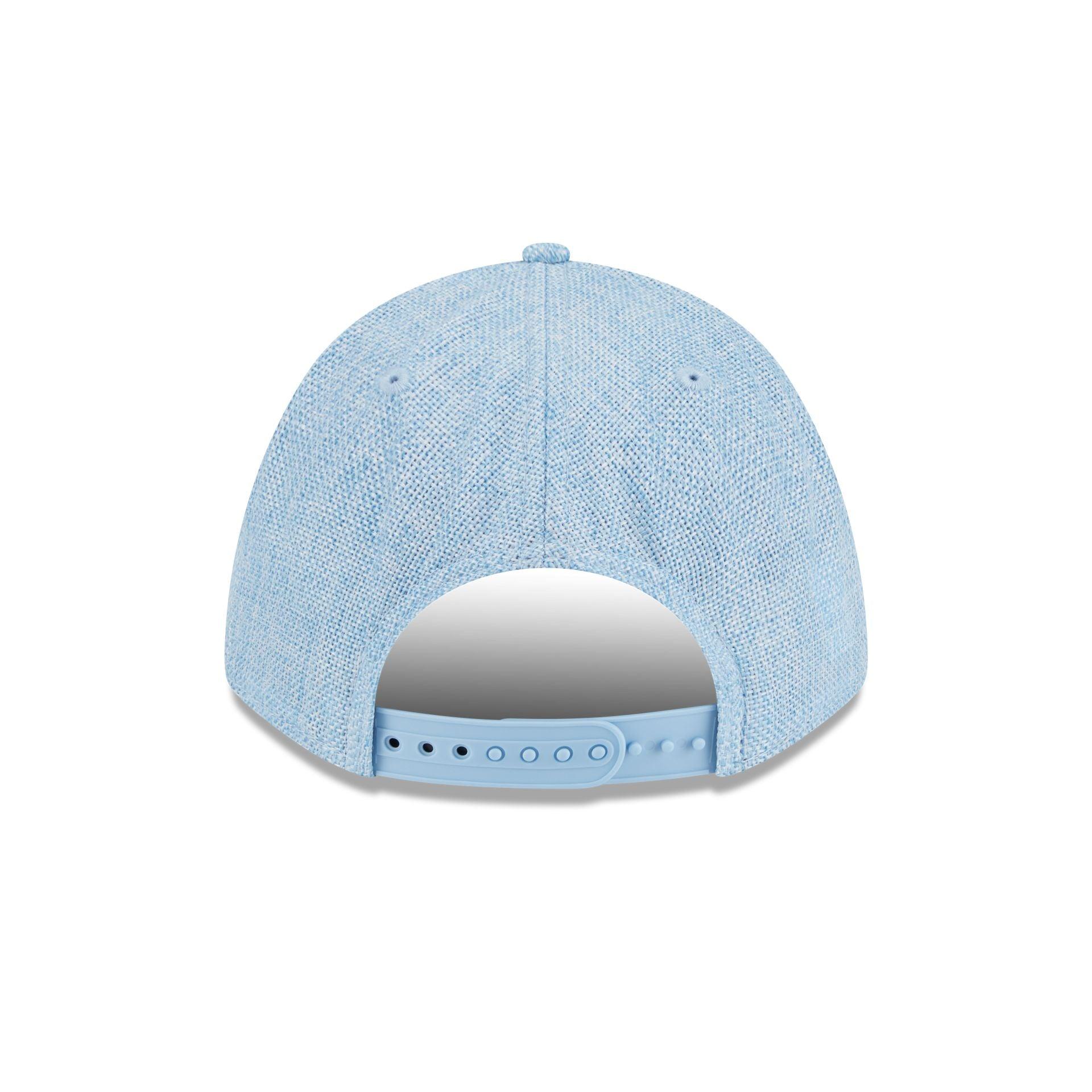 New York Knicks Cotton Weaver Blue 9FORTY M-Crown A-Frame Snapback Hat Male Product Image