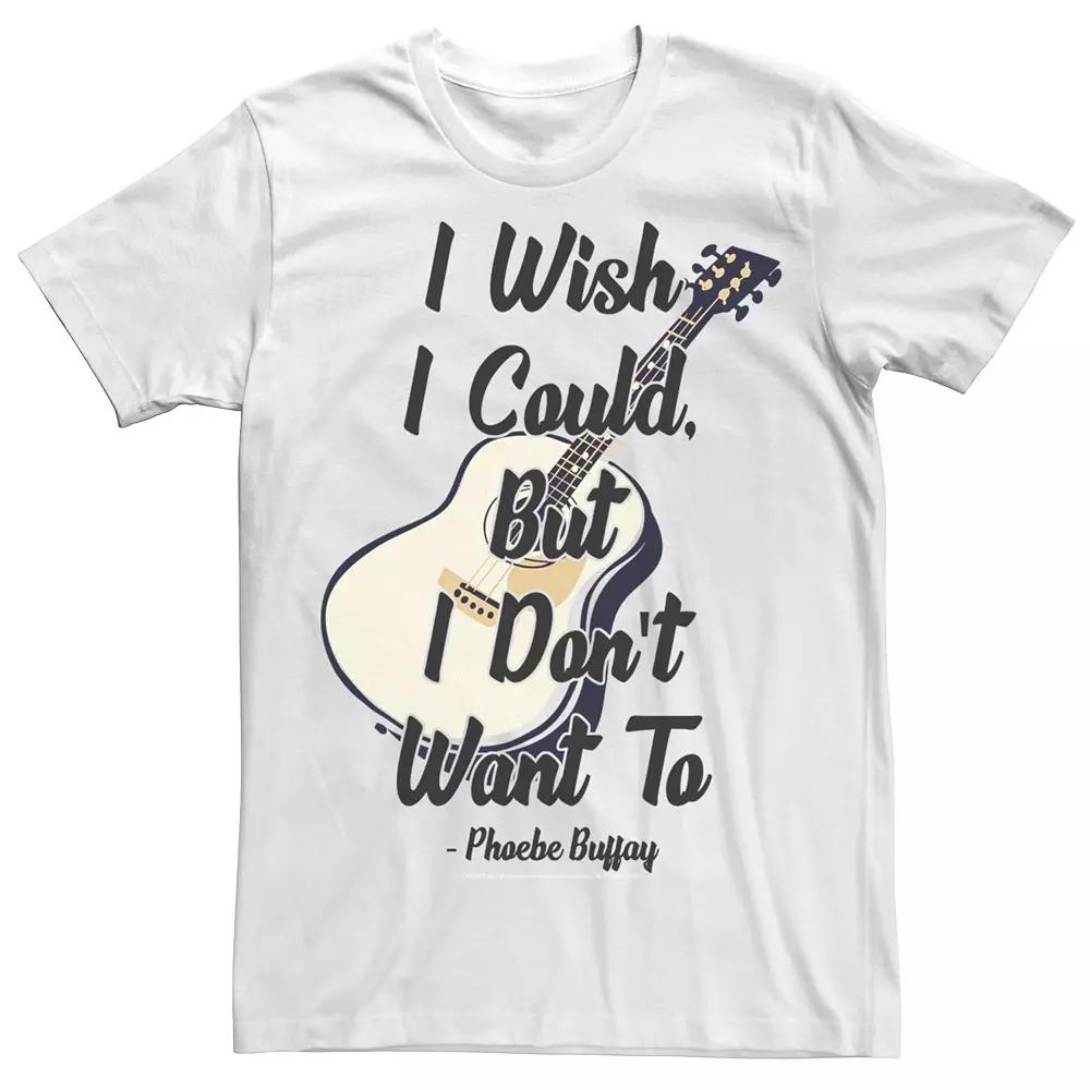 Men's Friends I Wish I Could But I Don't Want To Phoebe Quote Tee,  Product Image