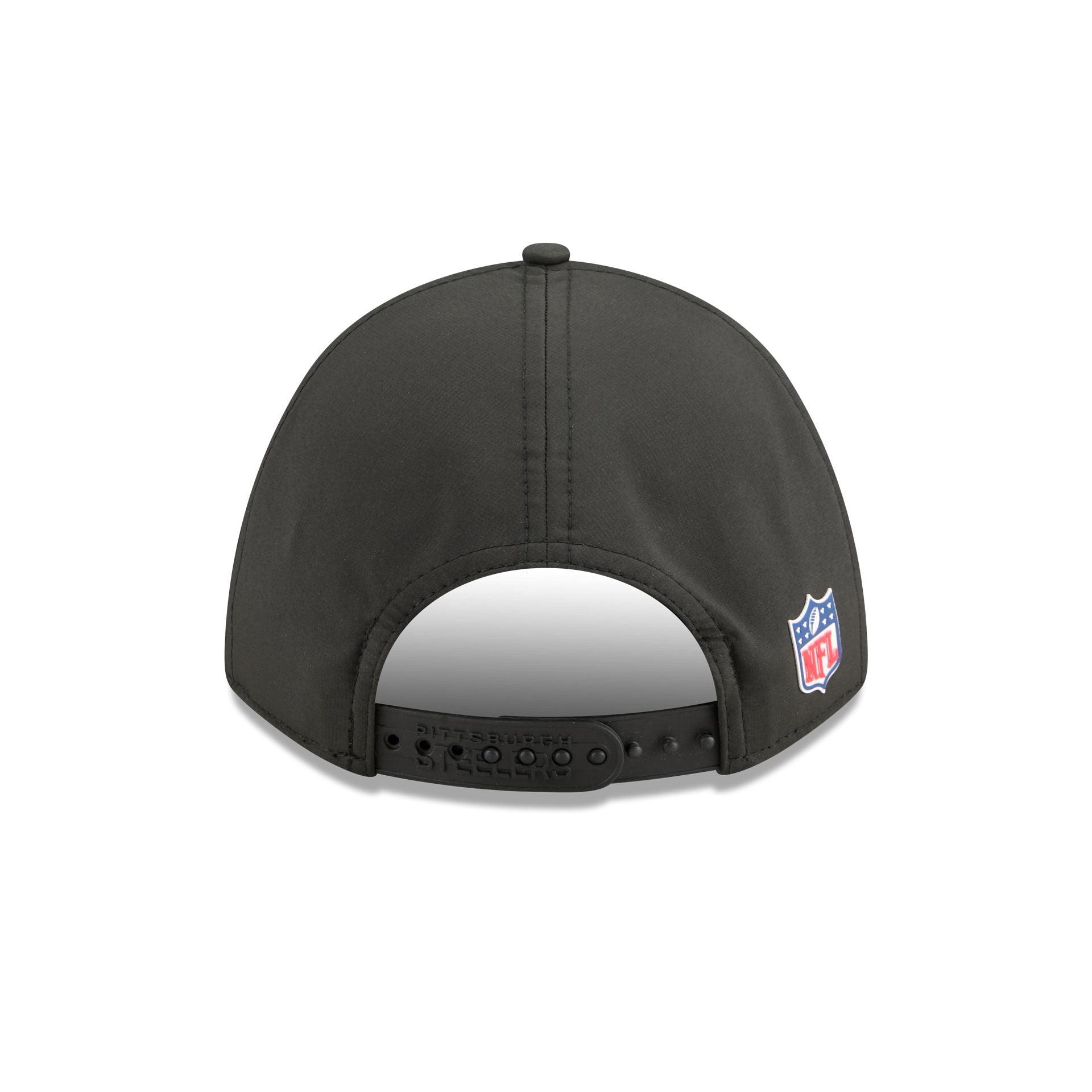 Pittsburgh Steelers 2025 Sideline Hot Weather 9FORTY M-Crown Snapback Hat Male Product Image