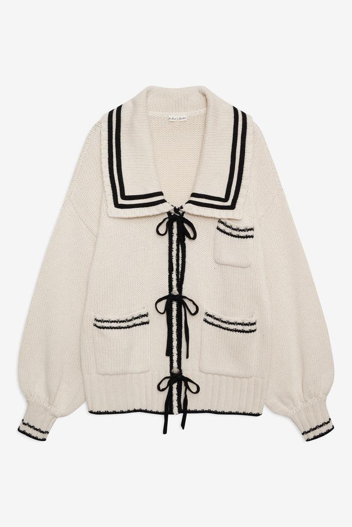 Marina Knit Cardigan — Tan Product Image