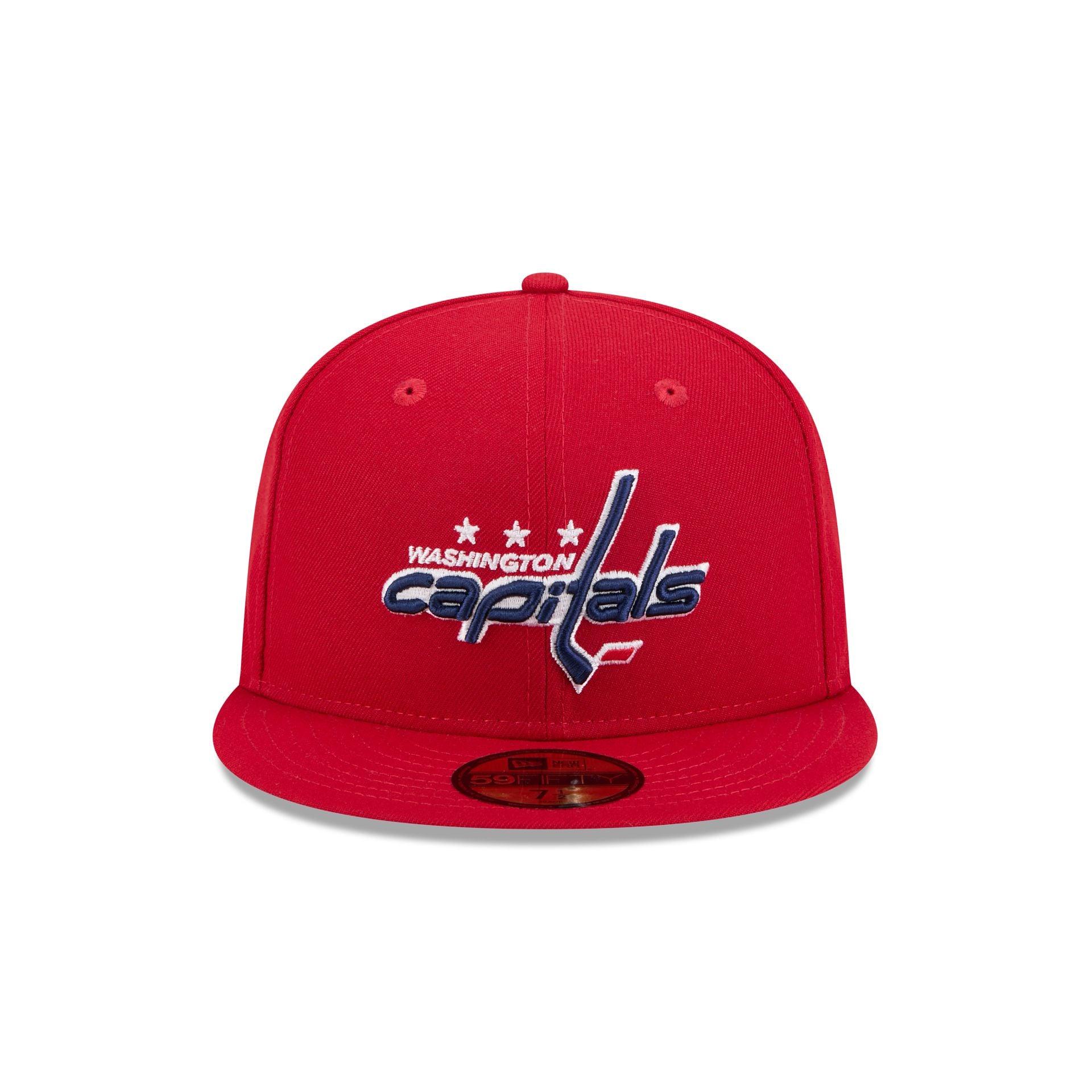 Washington Capitals Rear Wordmark 59FIFTY Fitted Hat Male Product Image
