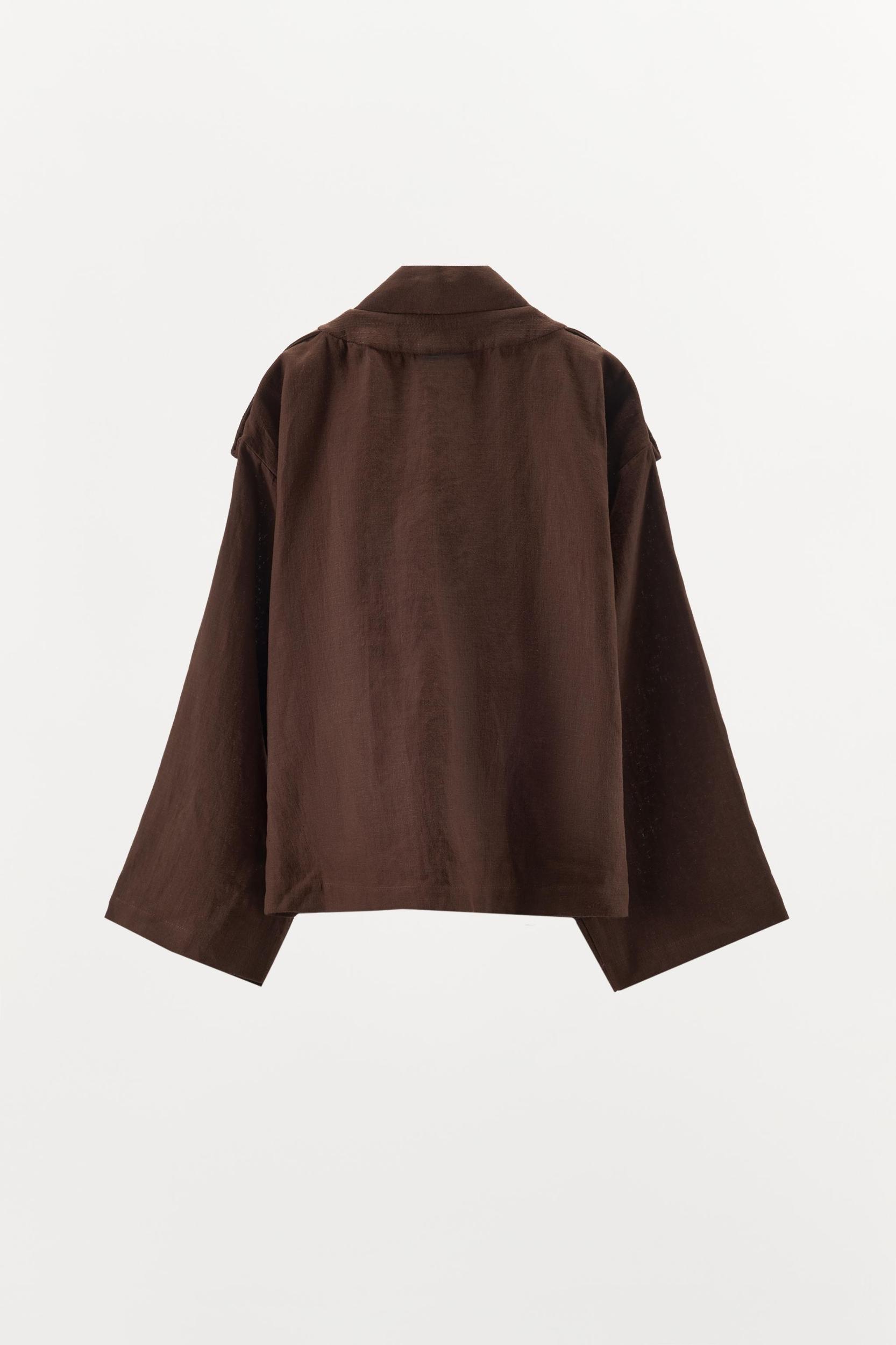 LIMITED EDITION 100% LINEN LOW-RISE PANTS Product Image