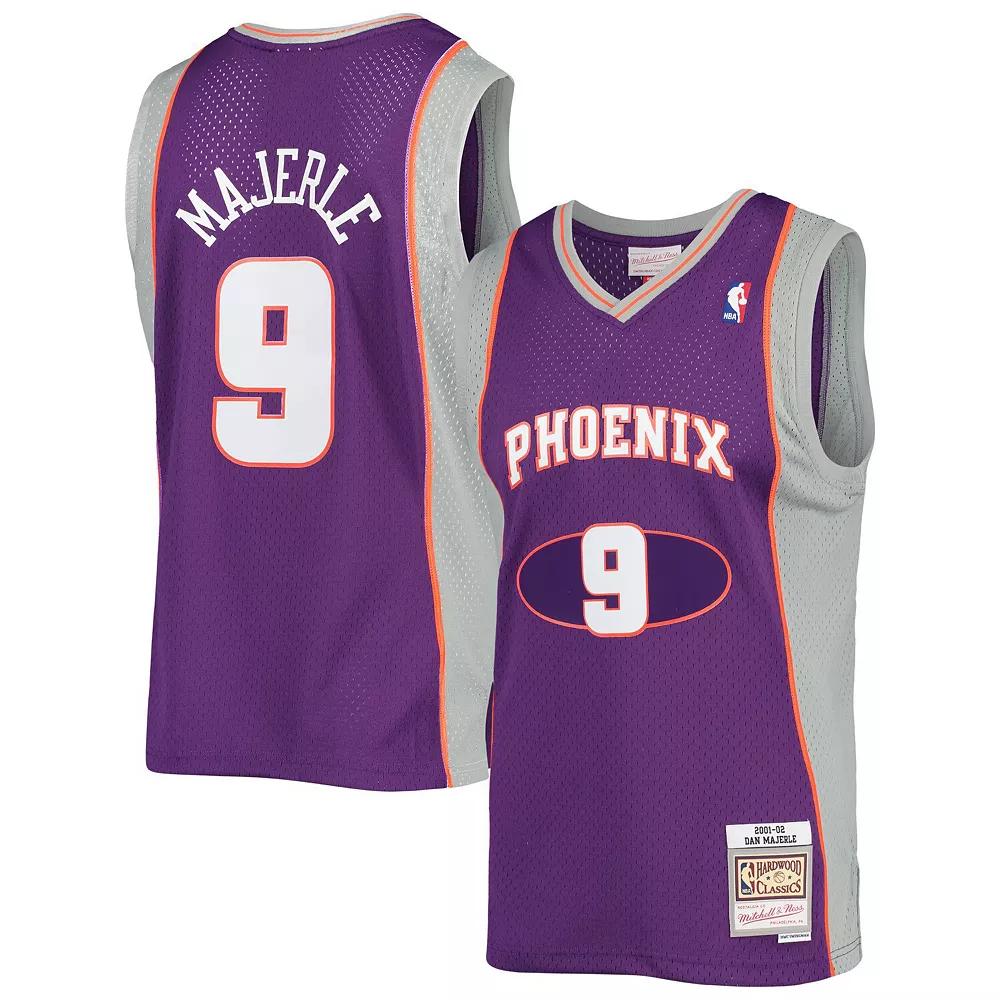Men's Mitchell & Ness Dan Majerle Purple Phoenix Suns 2001-02 Hardwood Classics Swingman Jersey, Size: Small, Phx Purple Product Image