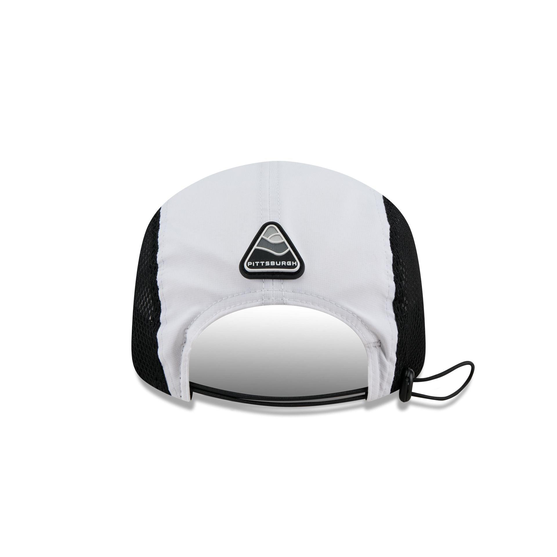 Pittsburgh Steelers White Poly Runner Adjustable Hat Male Product Image