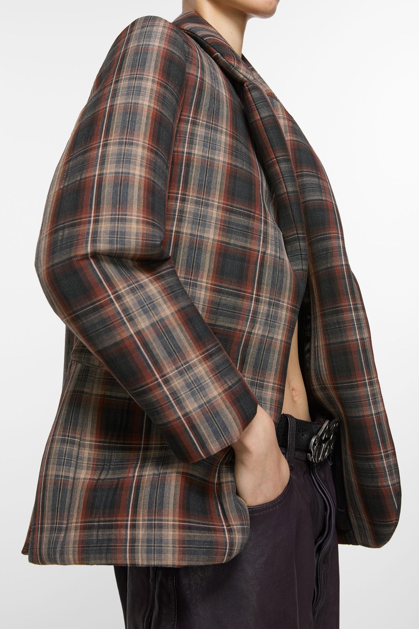 Check bonded jacket Product Image