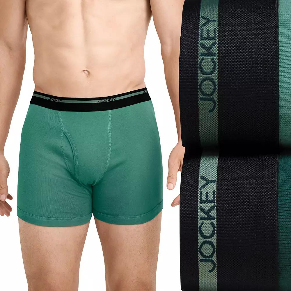 Big & Tall Jockey® 2-Pack Classic Lightweight Boxer Briefs, Men's,  Product Image