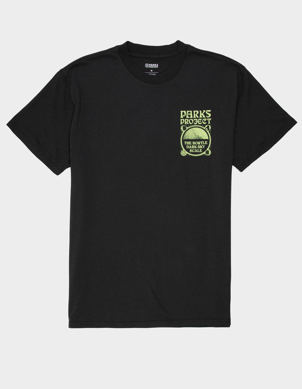 PARKS PROJECT Dark Sky Scale Mens Tee - WASHED BLACK Product Image
