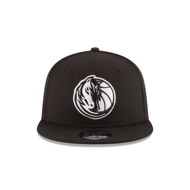 Portland Trail Blazers Basic Black & White 9FIFTY Snapback Hat Male Product Image