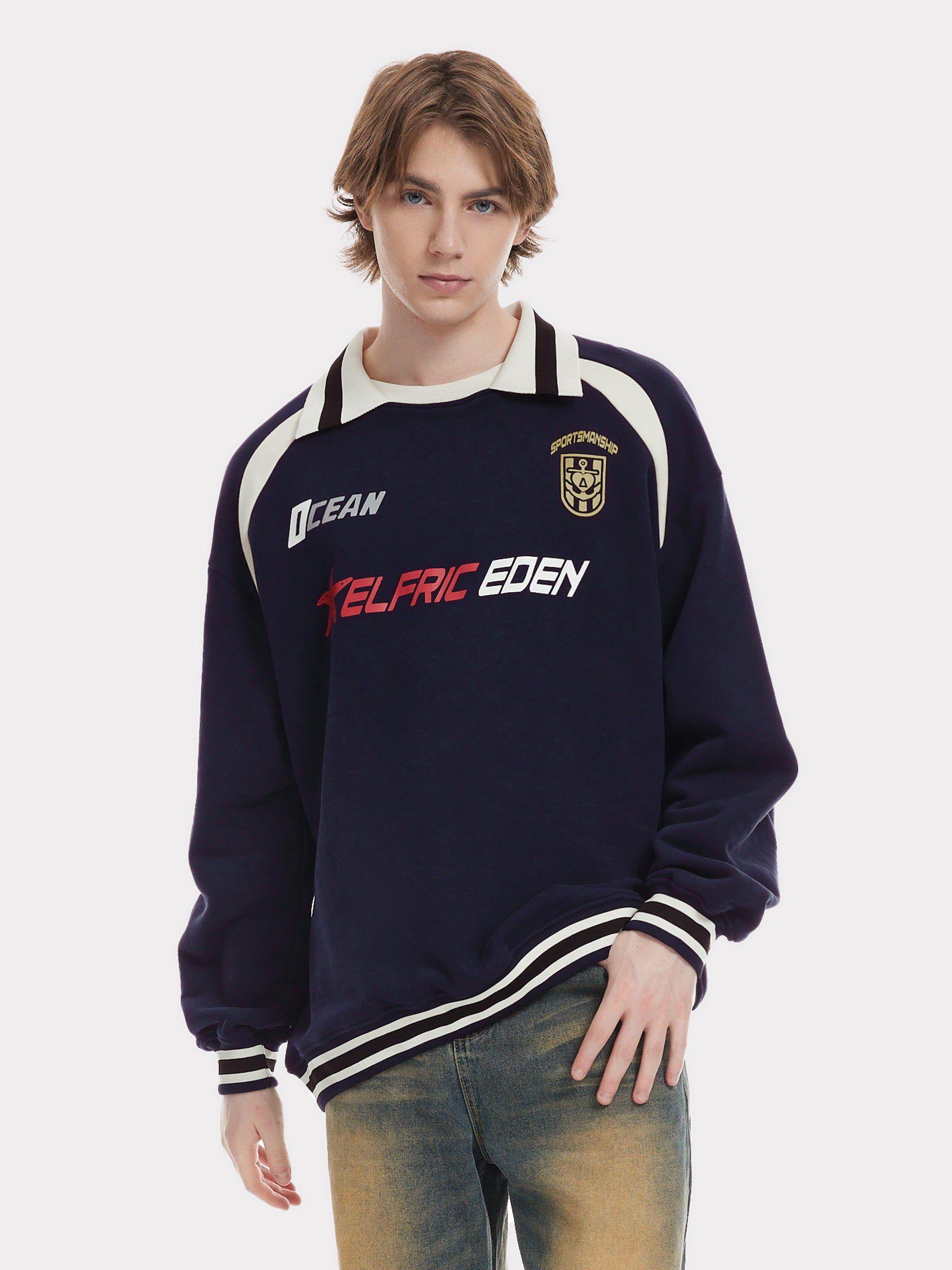 Aelfric Eden Striped Retro Sport Sweatshirt Product Image