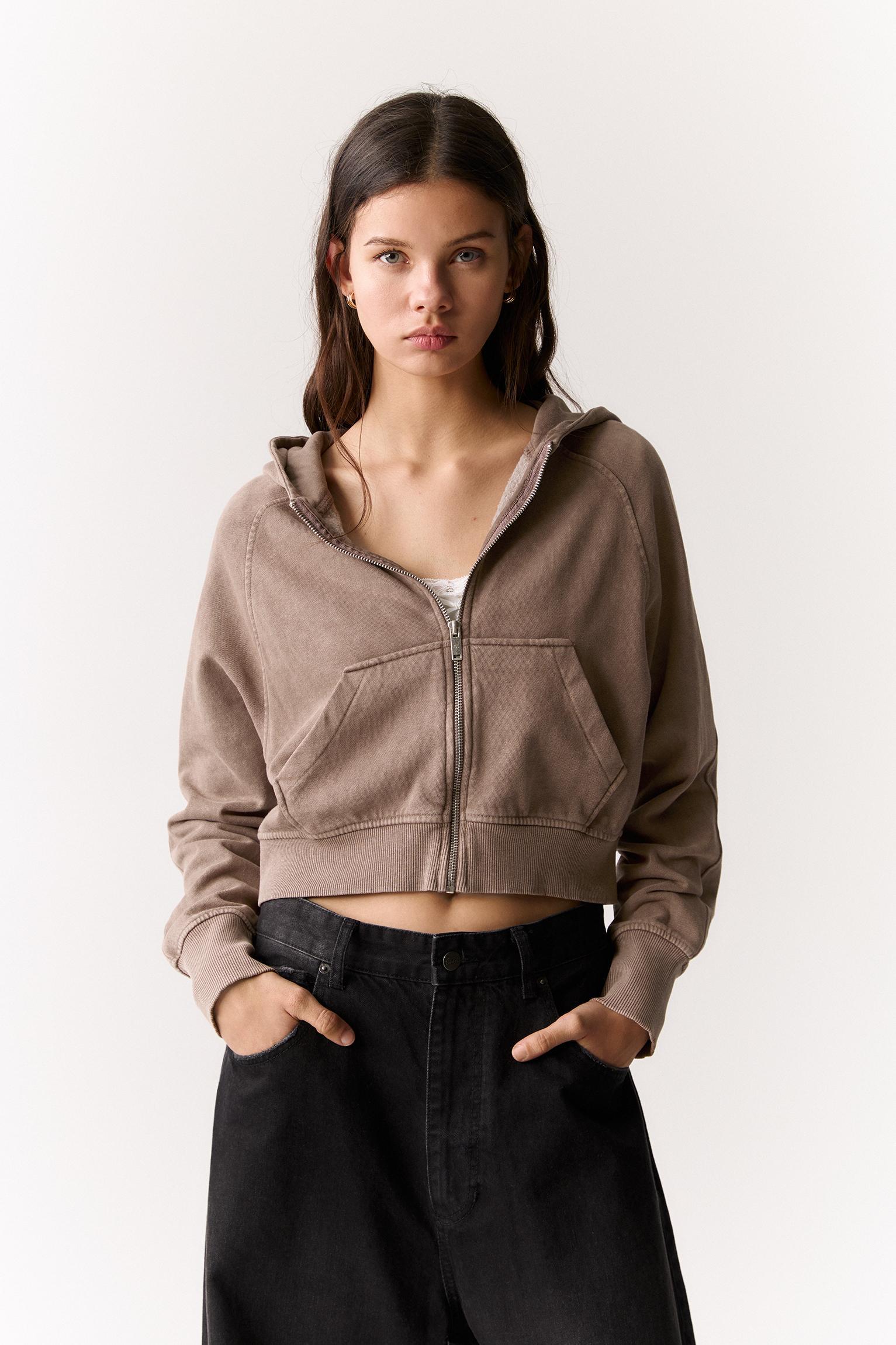 Hoodie with zipper Product Image