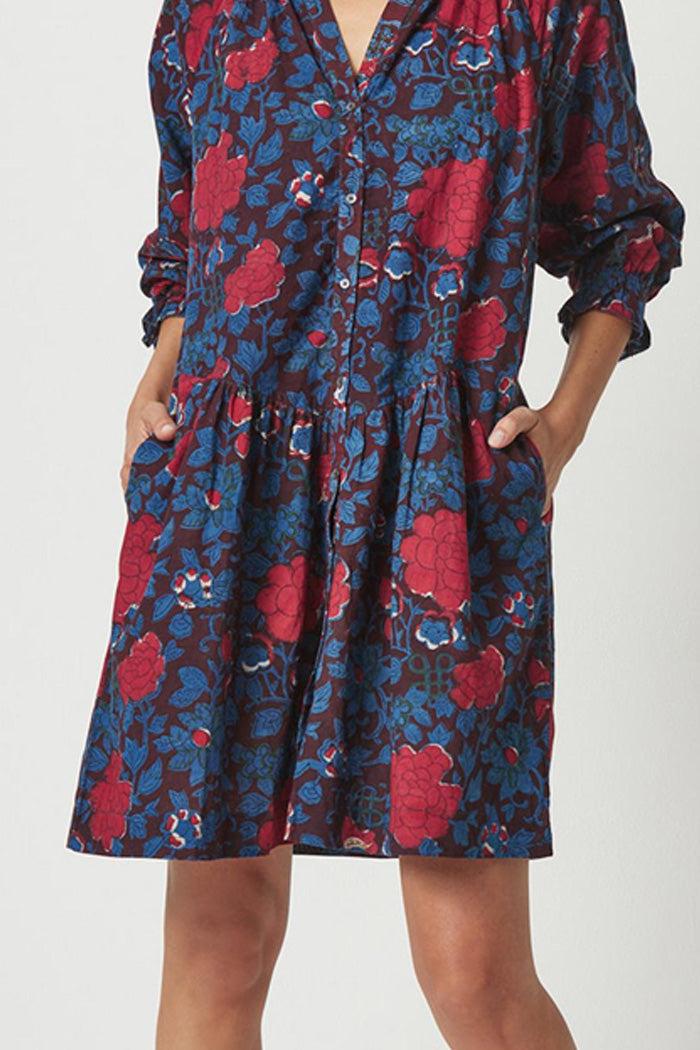 Button Down Cotton Floral Dress Product Image