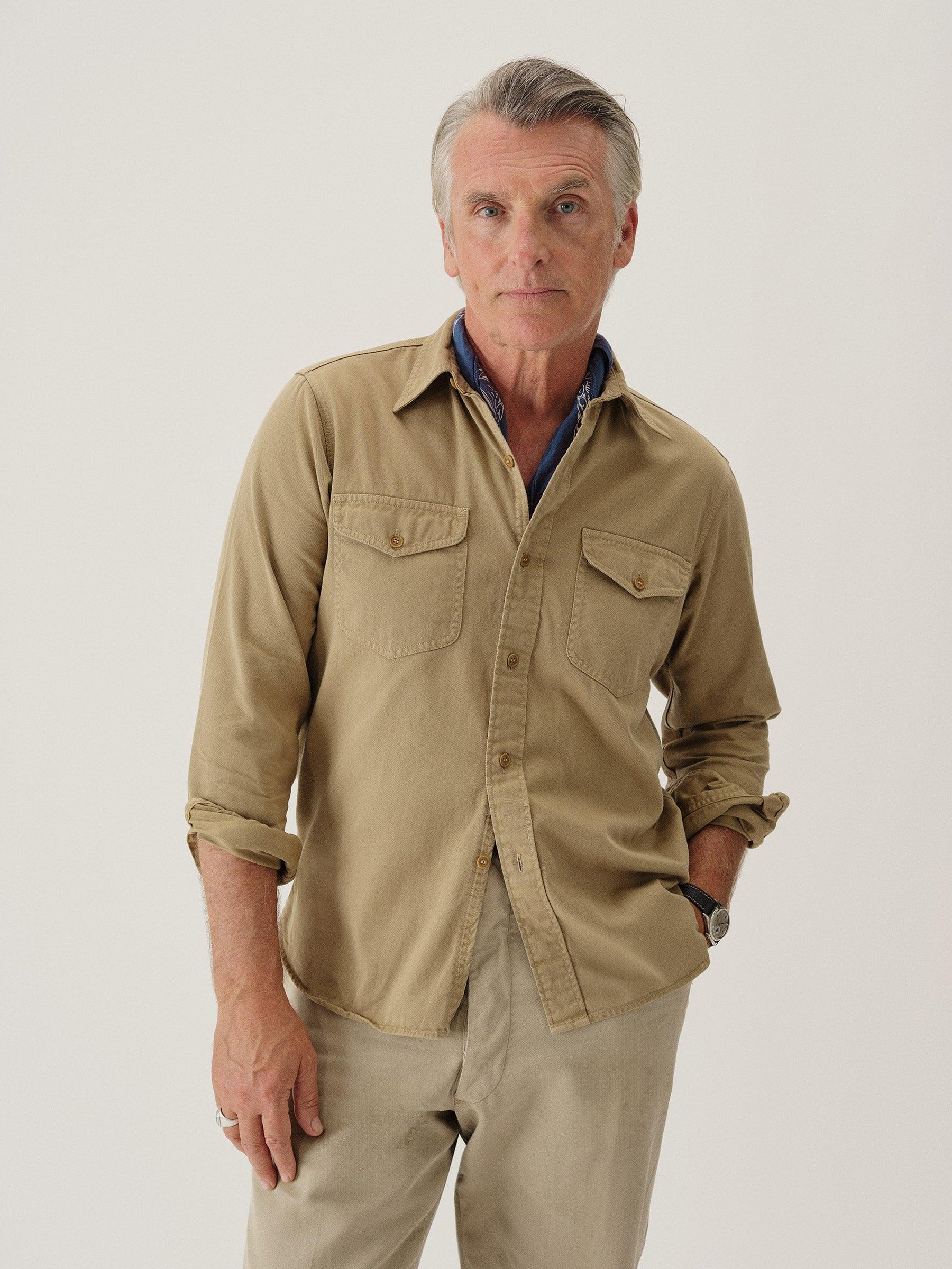 Canyon Khaki Tough Twill Workshirt Product Image