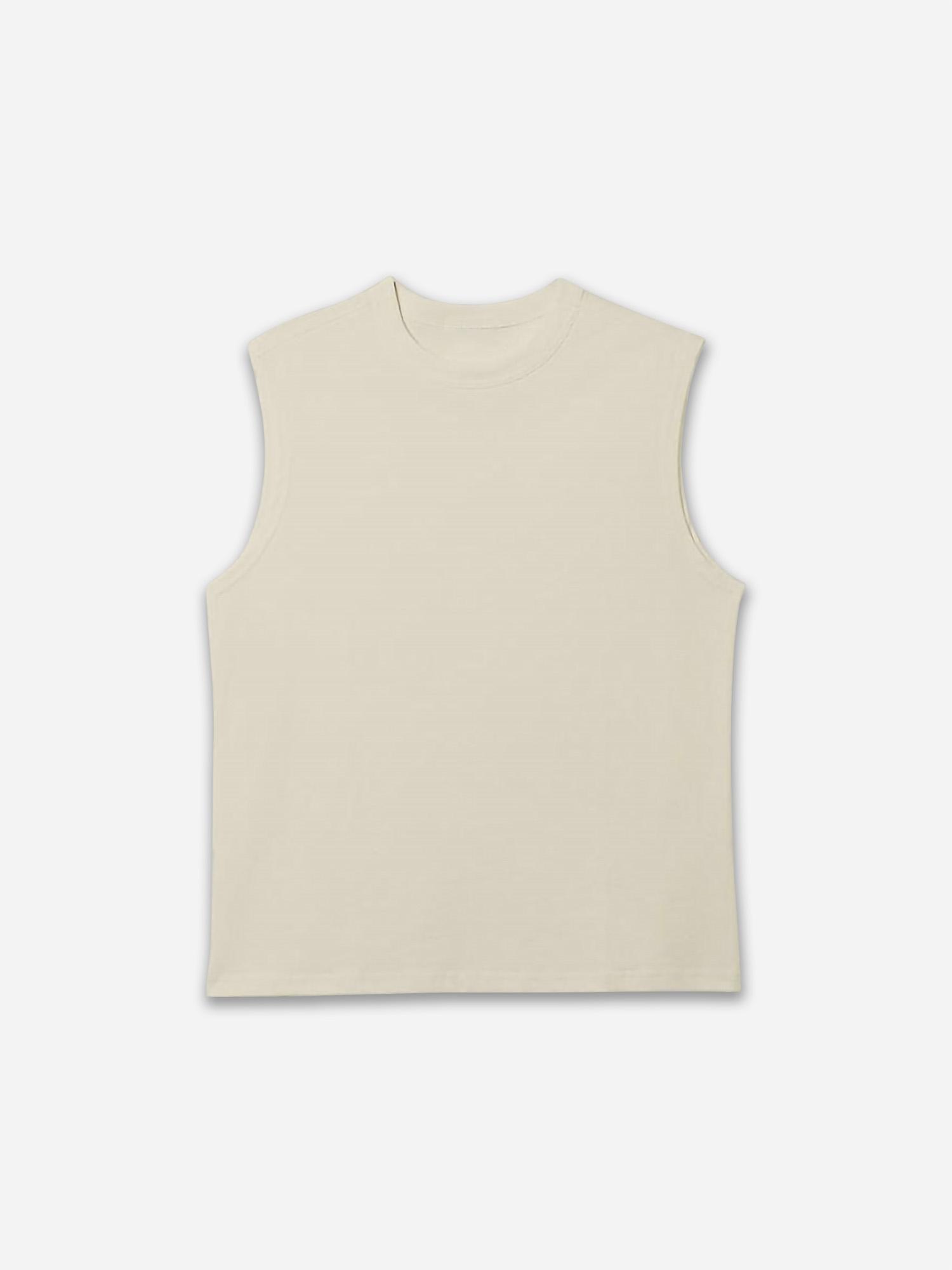 Sopula Men's Oversized Heavyweight Cotton Tank Tops Sleeveless Shirt Product Image