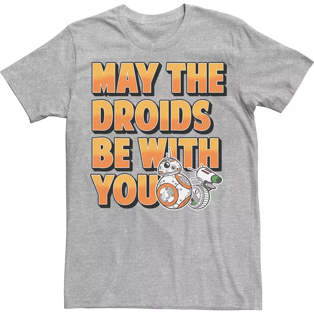 Men's Star Wars D-O & BB-8 May The Droids Be With You Tee,  Product Image