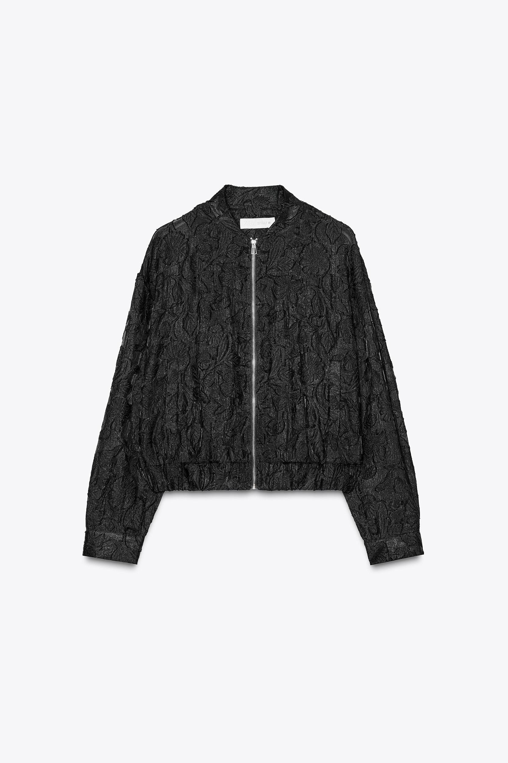 ORGANZA BOMBER JACKET Product Image