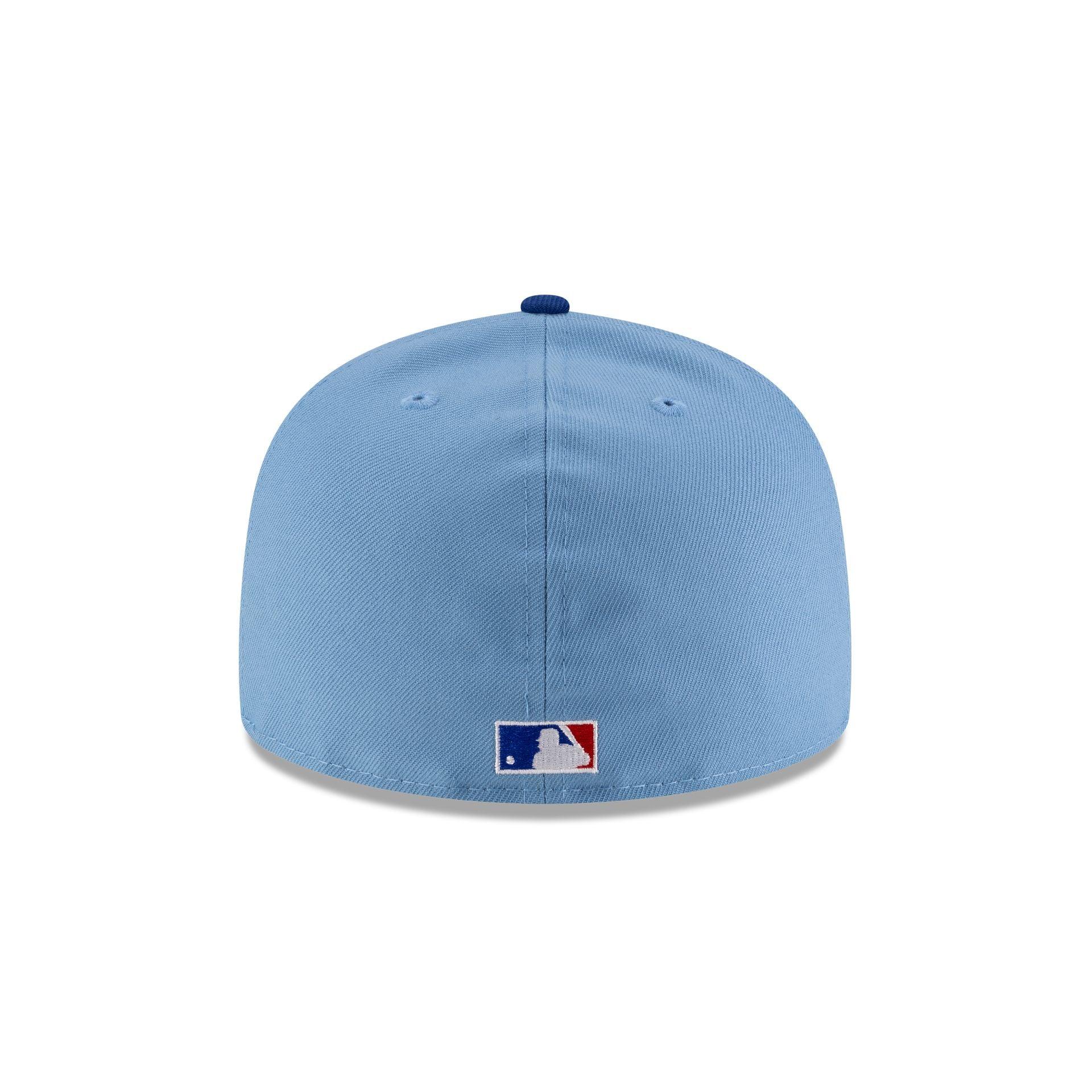 Just Caps Sky Blue Toronto Blue Jays 59FIFTY A-Frame Fitted Hat Male Product Image