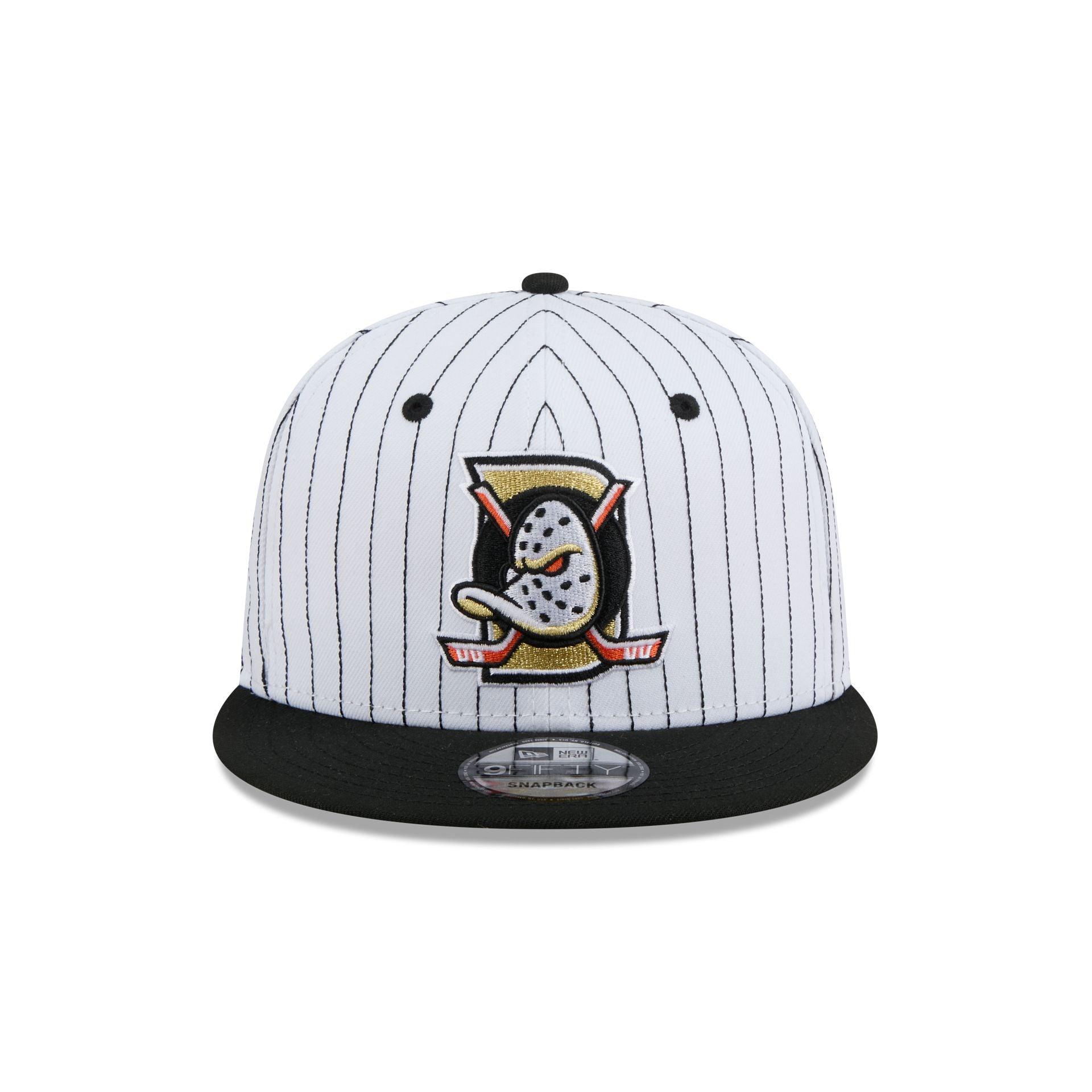 Anaheim Ducks Deceptor Pinstripe 9FIFTY Snapback Hat Male Product Image