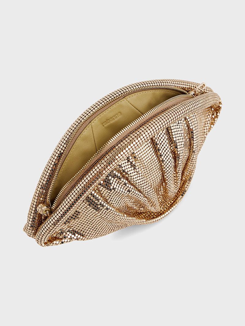 GOLD MESH EVENING CLUTCH Product Image