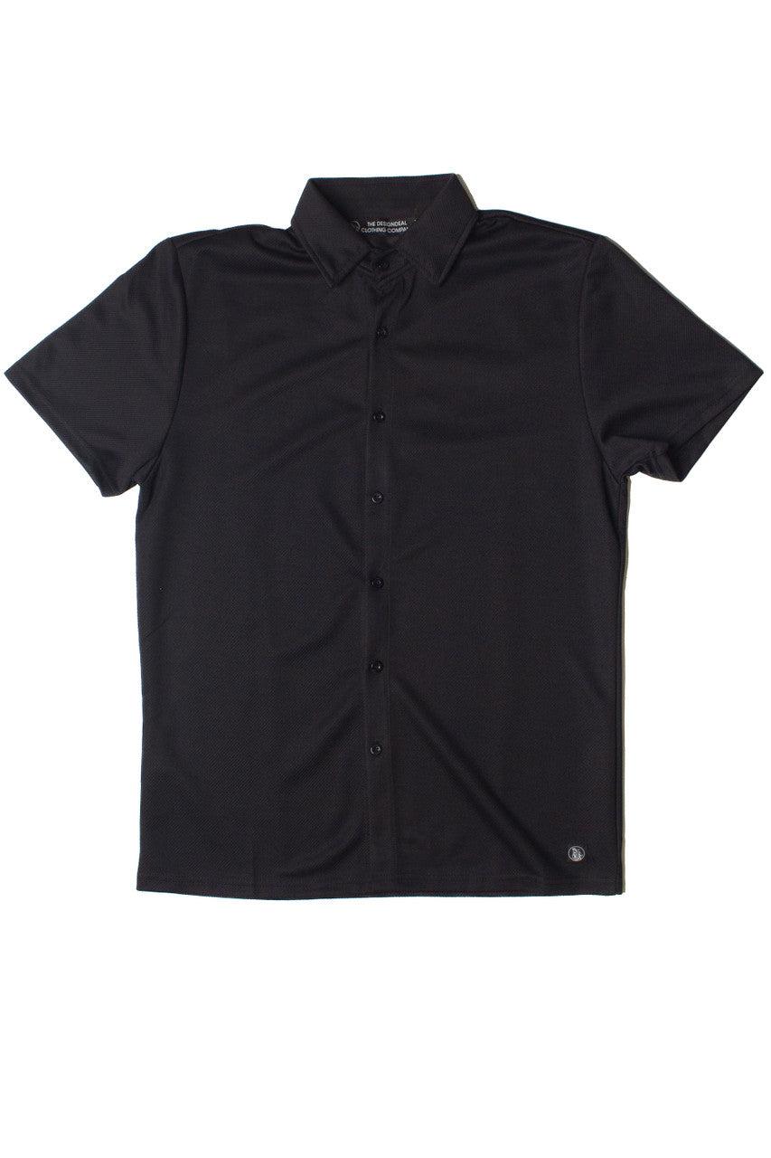 Heavyweight Knit Button Up Shirt Product Image
