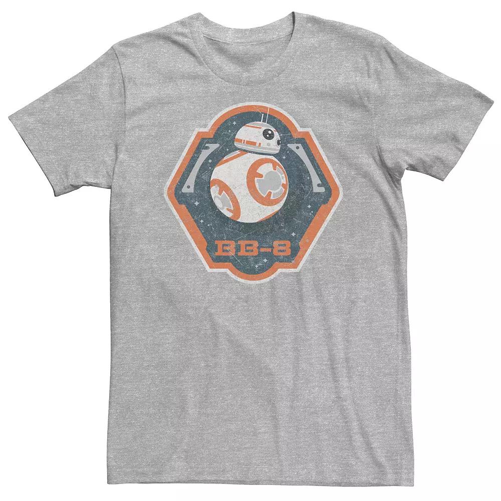 Big & Tall Star Wars BB-8 Distressed Badge Tee, Men's,  Product Image