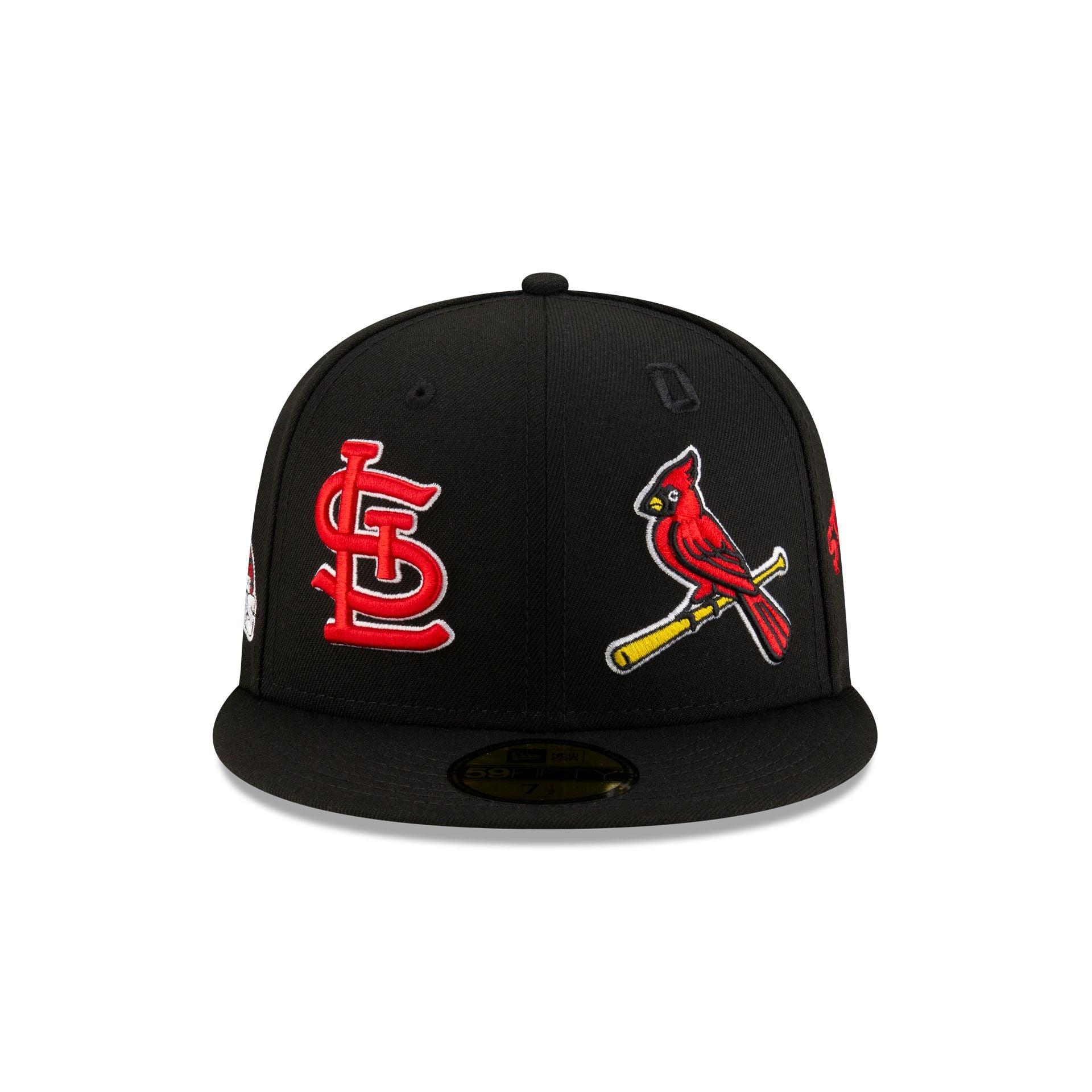 Jayson Tatum x St. Louis Cardinals Black 59FIFTY Fitted Hat Male Product Image