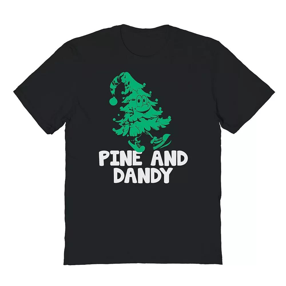 Men's Pine Christmas Dandy Christmas Graphic Tee, Adult Unisex,  Product Image