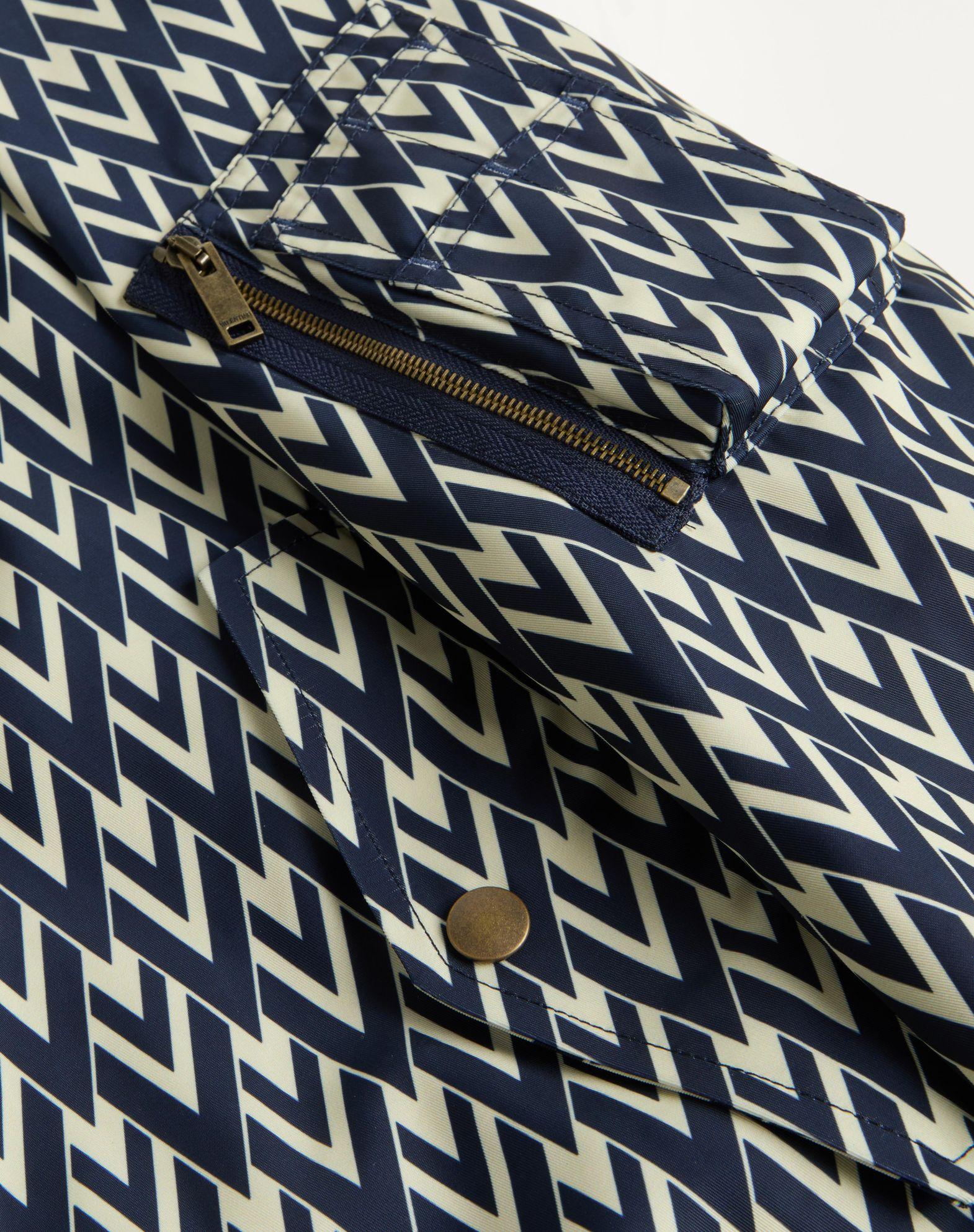 Nylon Bomber Jacket With Toute La V Print Product Image