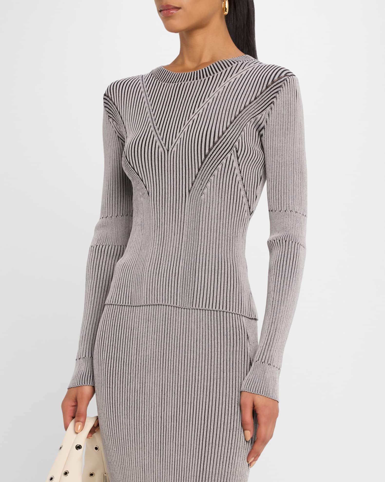 Cleona Long-Sleeve Ribbed Top Product Image