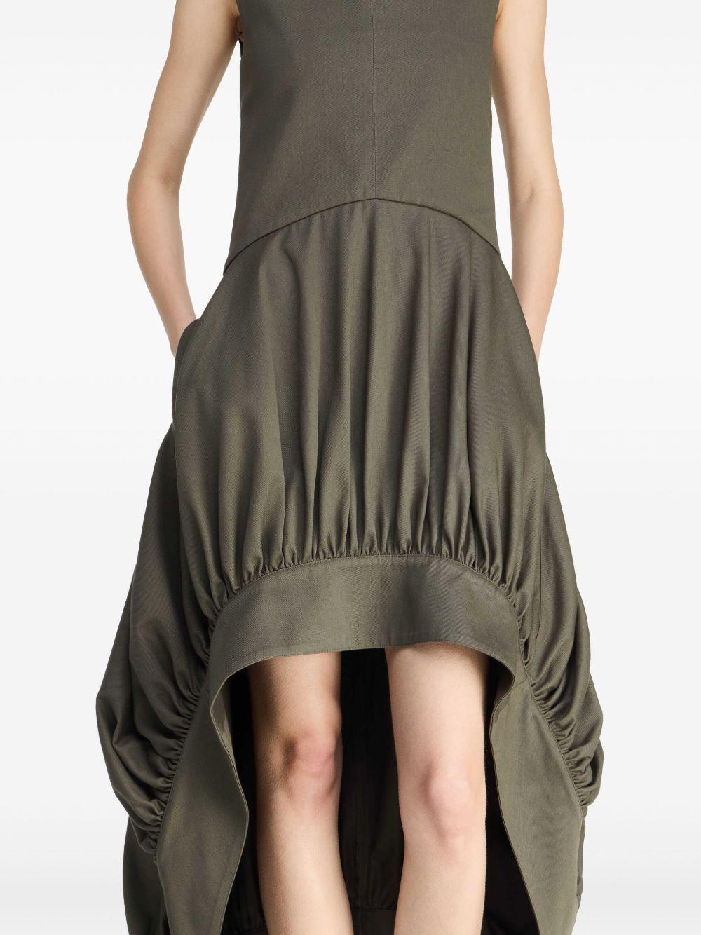 balloon-hem midi dress Product Image