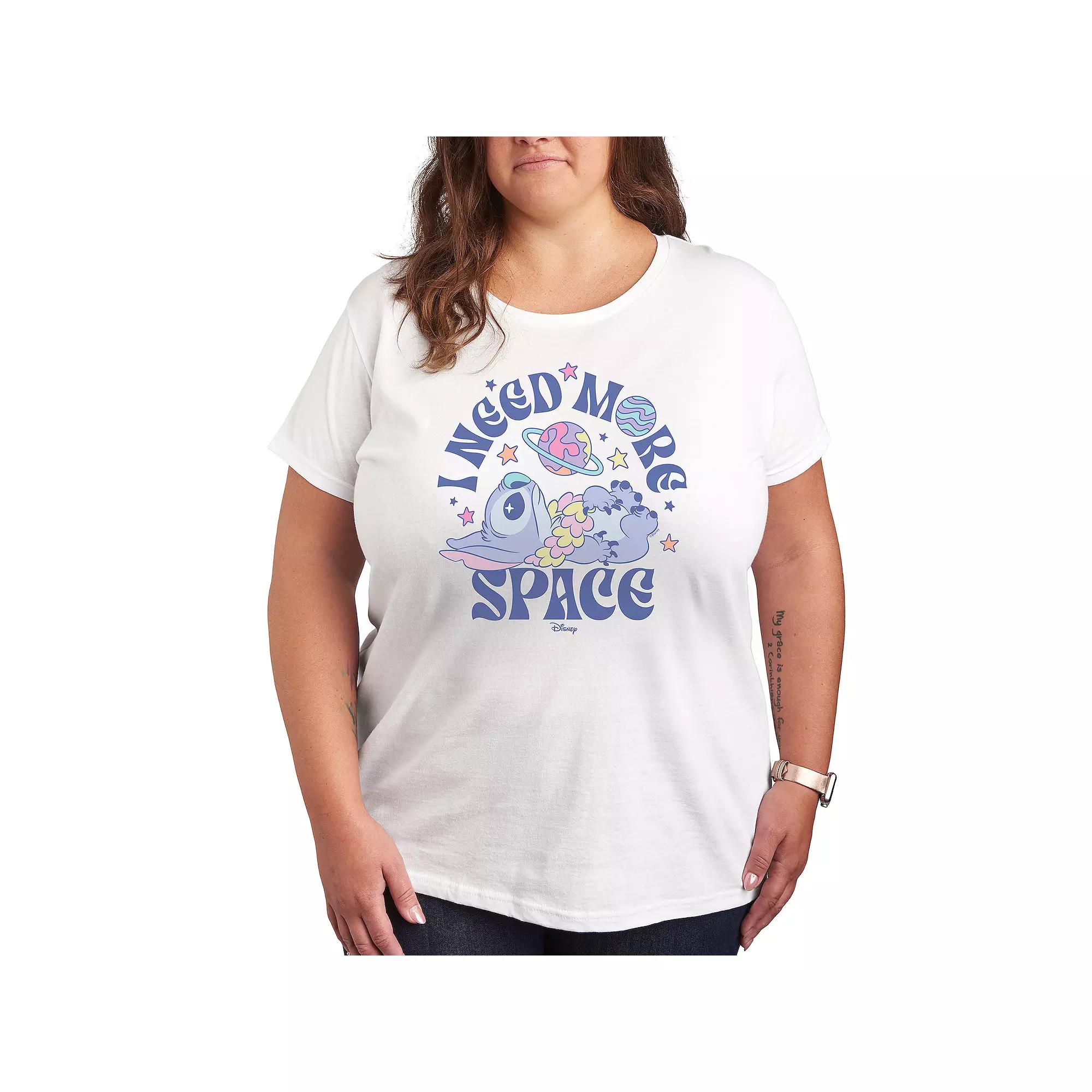 Disney's Lilo & Stitch Plus Need More Space Graphic Tee, Women's,  Product Image